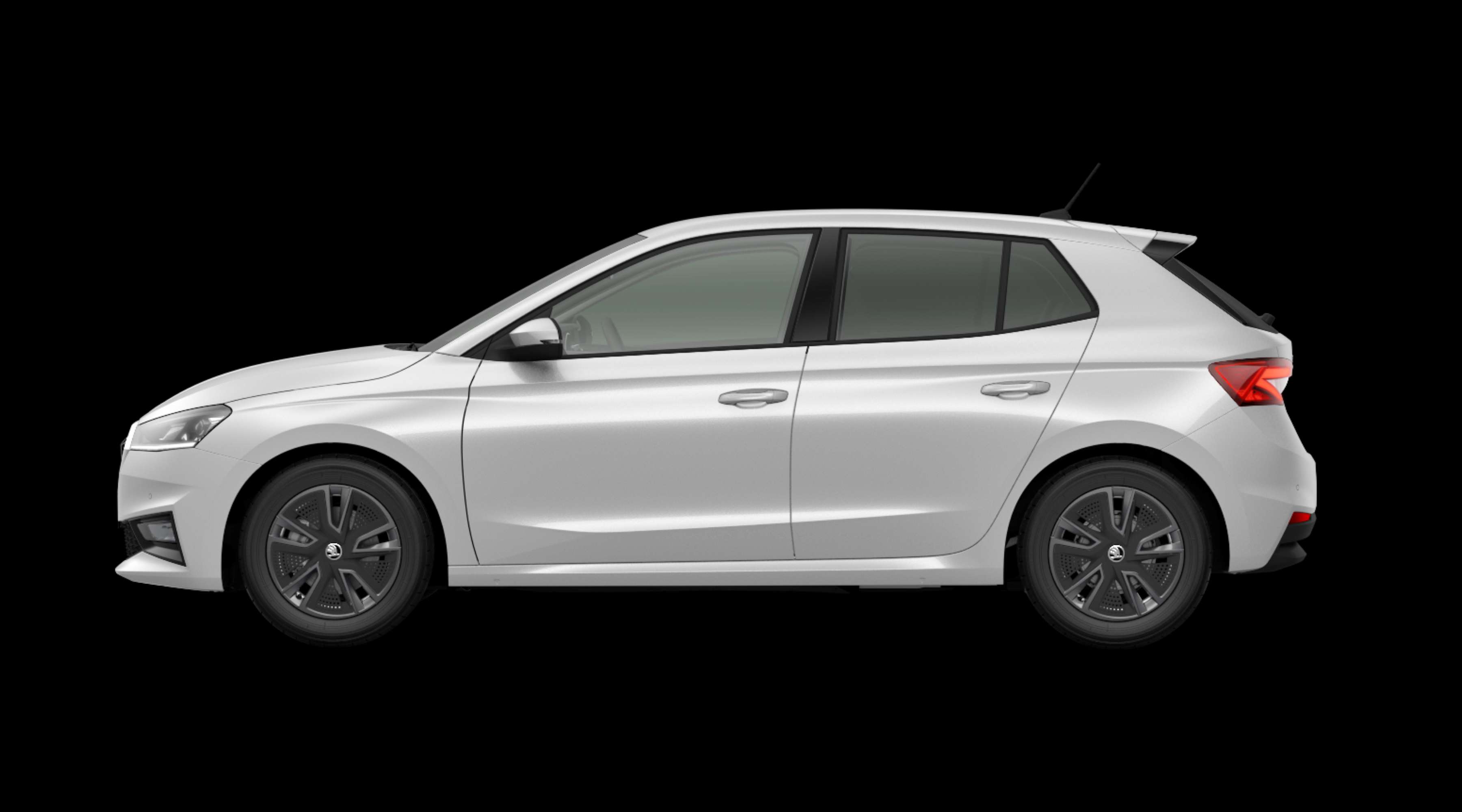 Seitenansicht eines Skoda Fabia