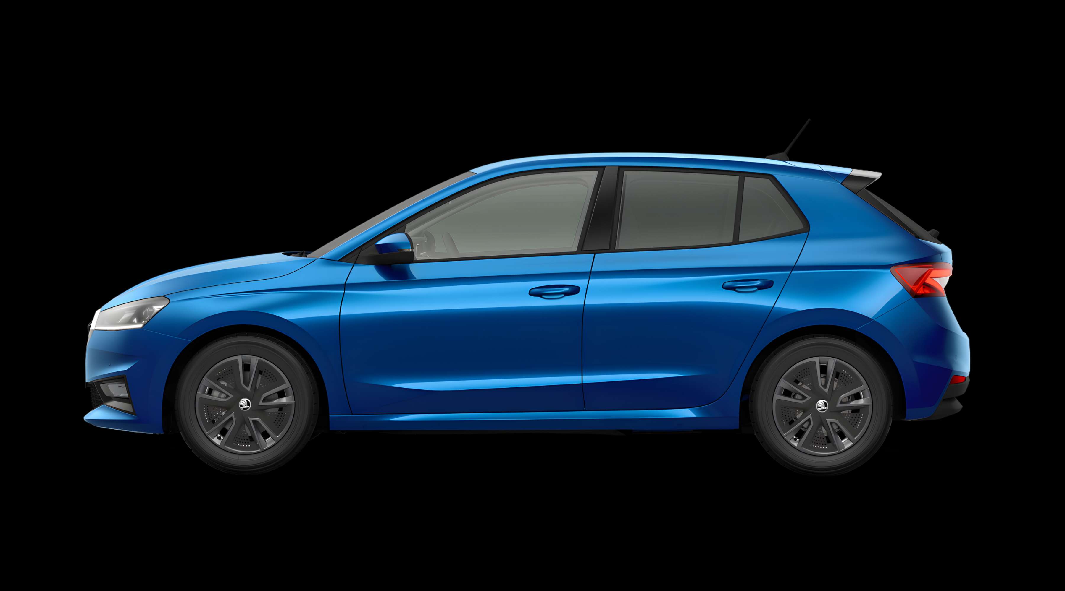 Seitenansicht eines Skoda Fabia
