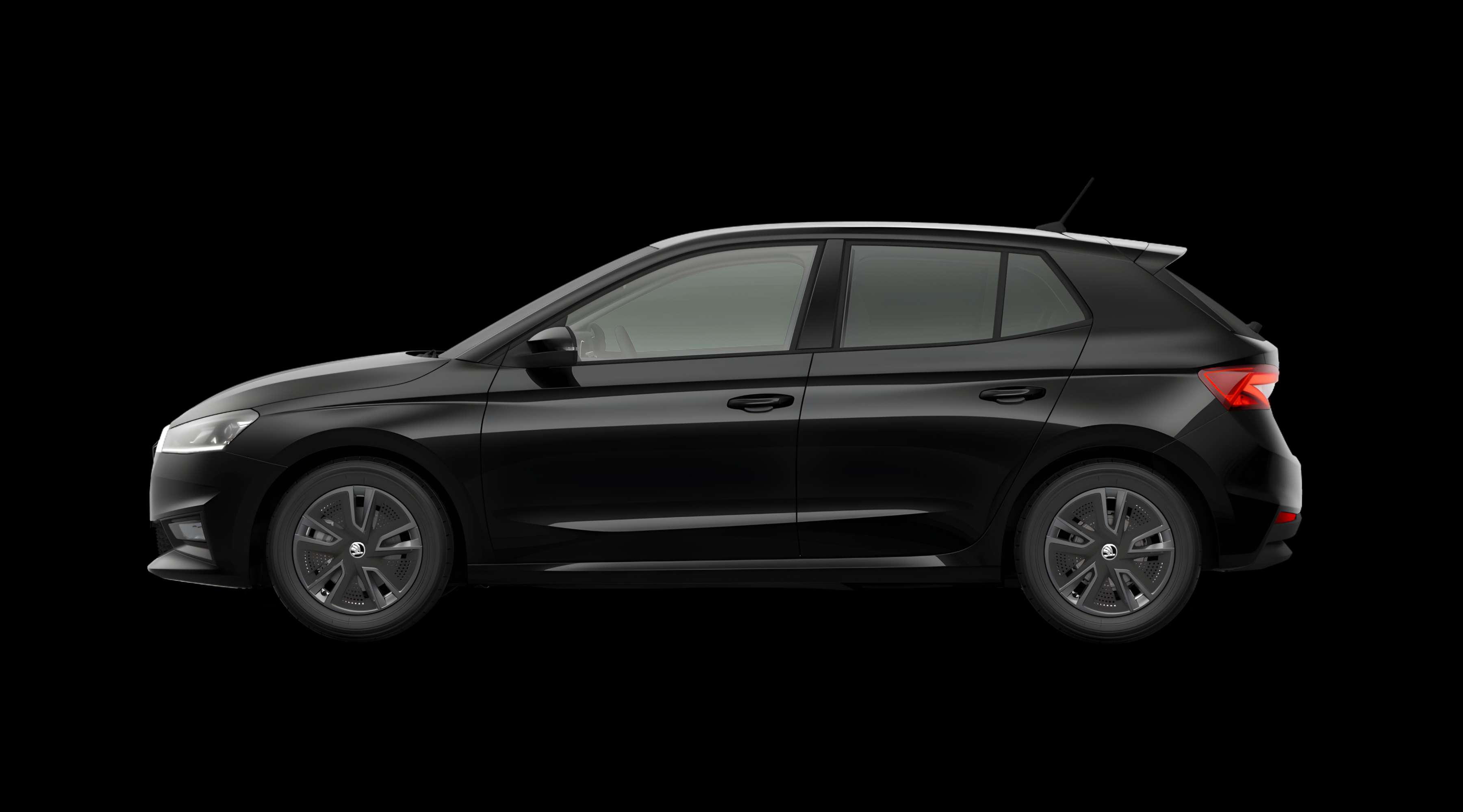 Seitenansicht eines Skoda Fabia
