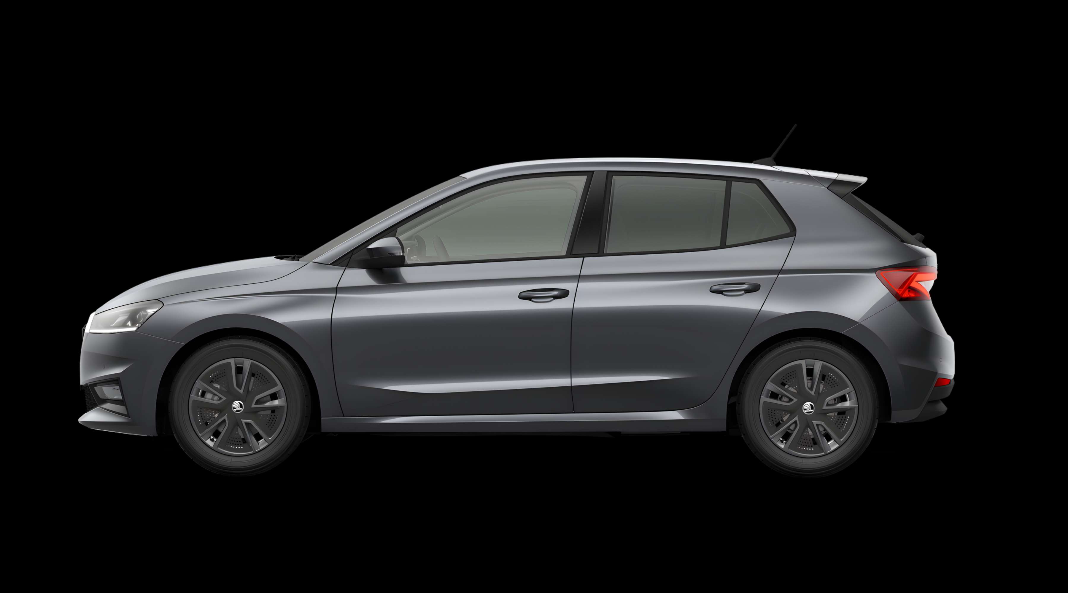 Seitenansicht eines Skoda Fabia