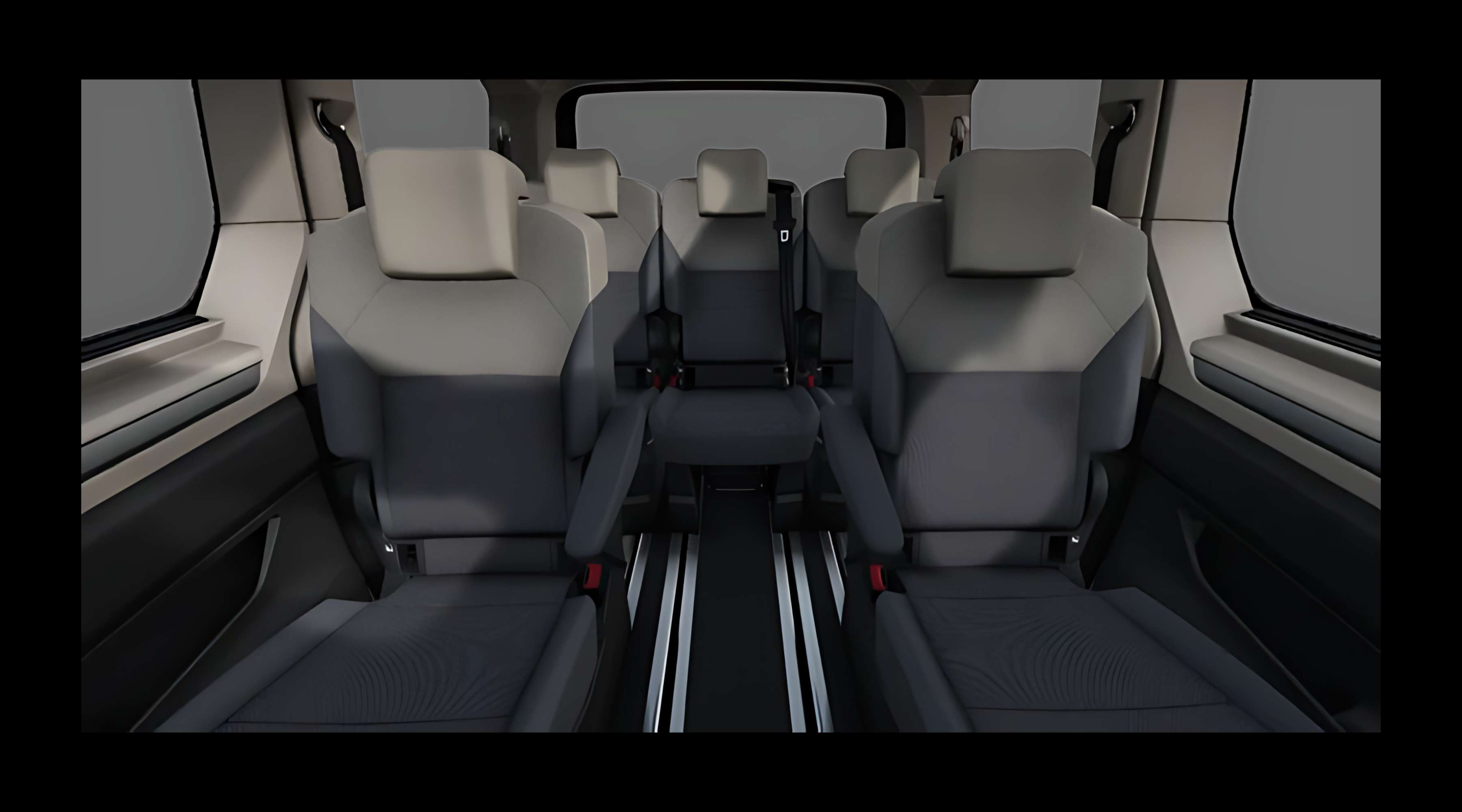 Rücksitzbank eines Volkswagen Multivan