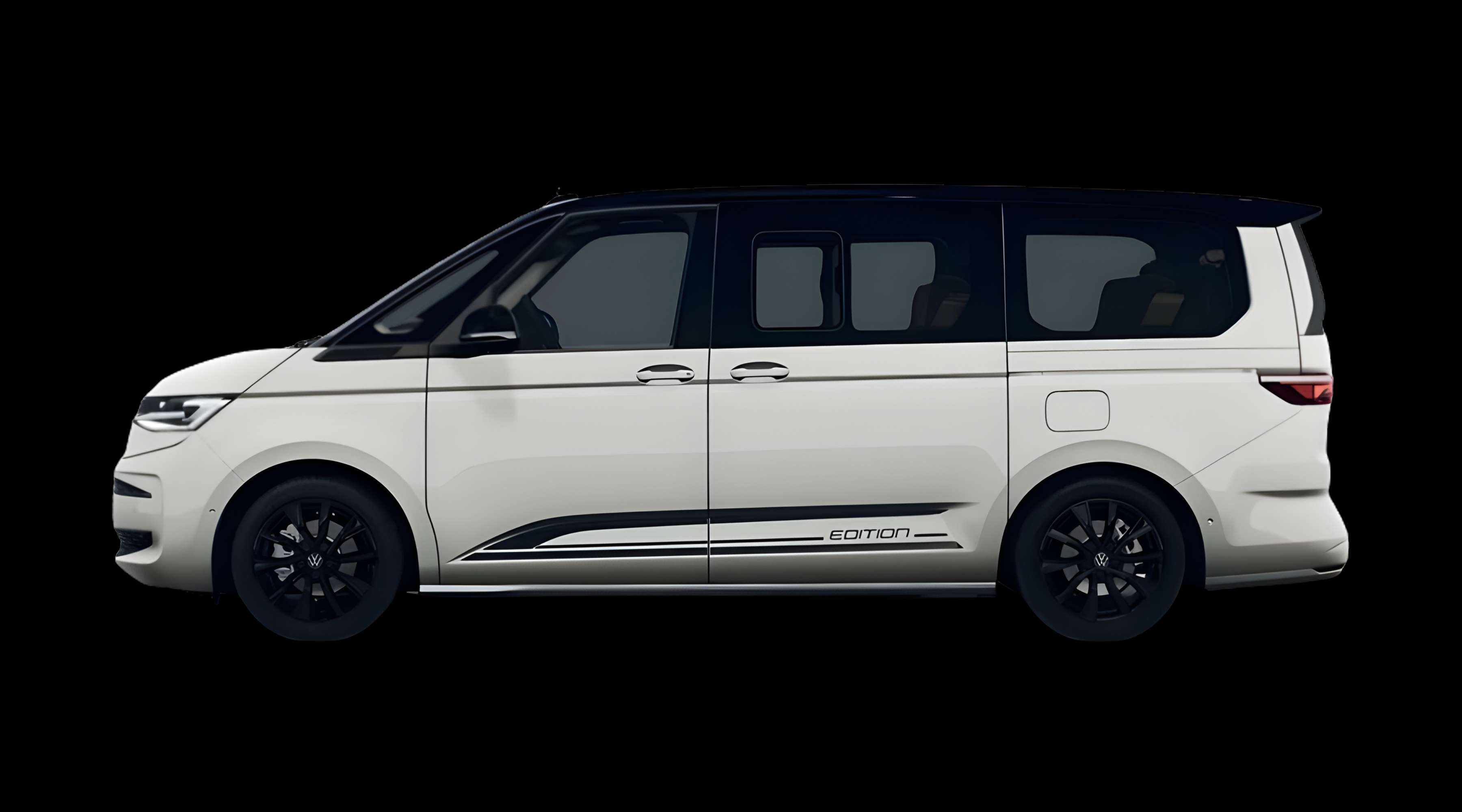 Seitenansicht eines Volkswagen Multivan