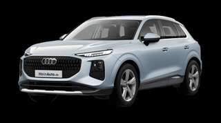 Schräge Frontansicht auf einen Audi Q3 , freigestellt