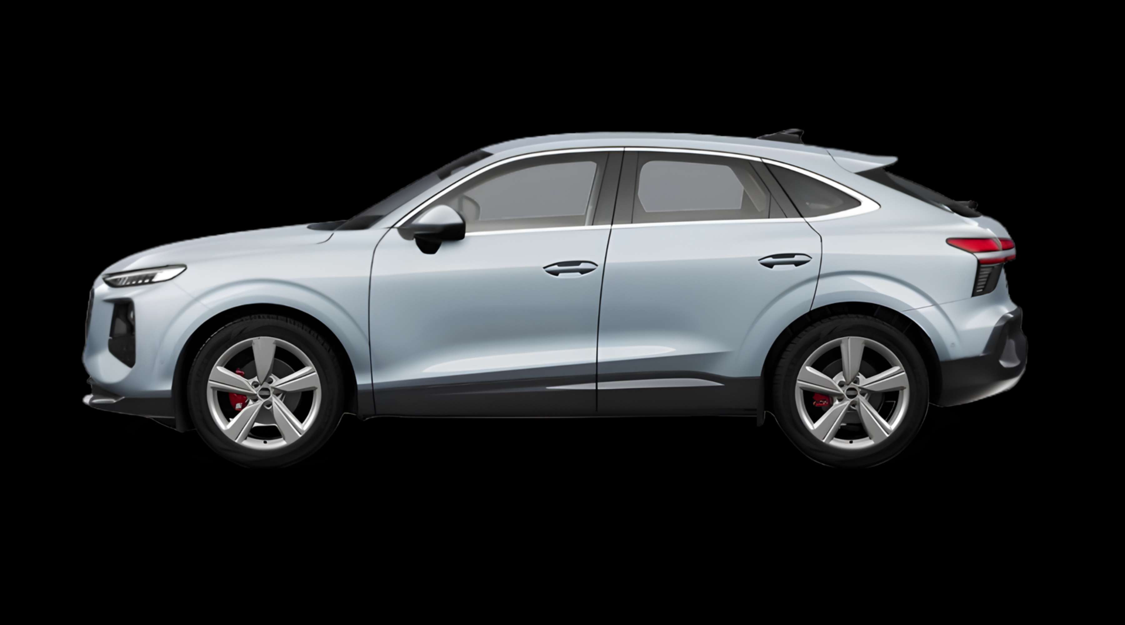 Seitenansicht eines Audi Q3 Sportback