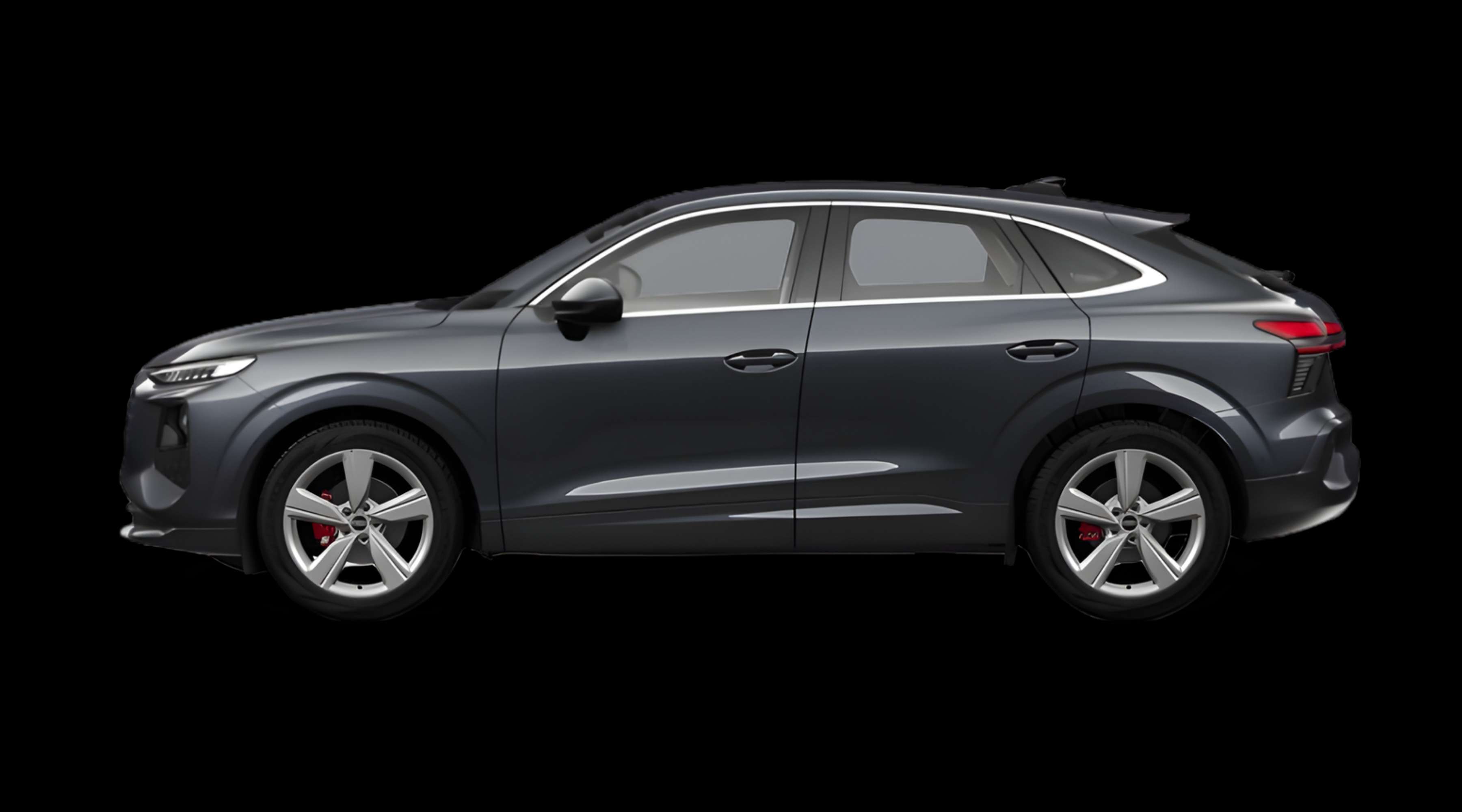 Seitenansicht eines Audi Q3 Sportback
