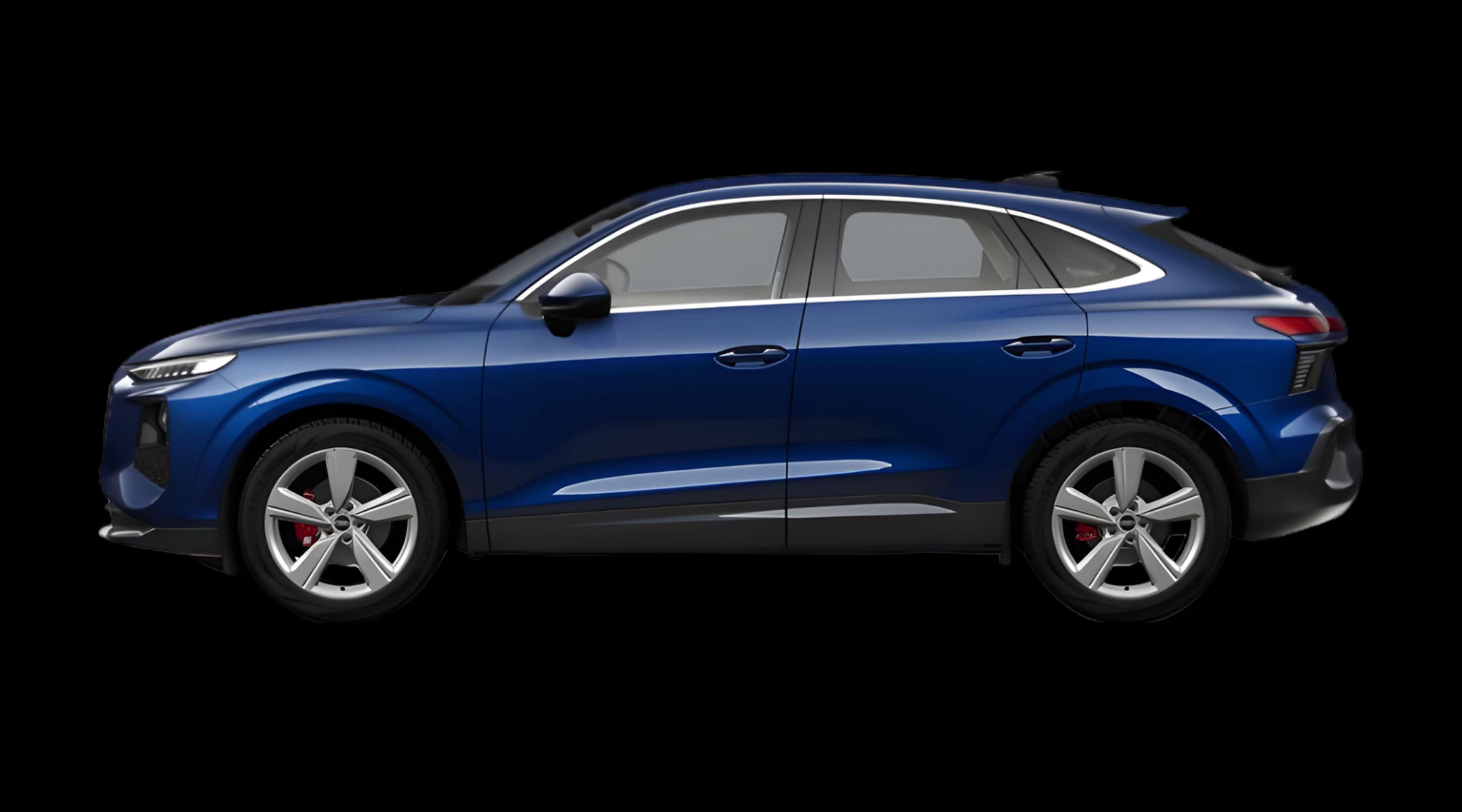 Seitenansicht eines Audi Q3 Sportback