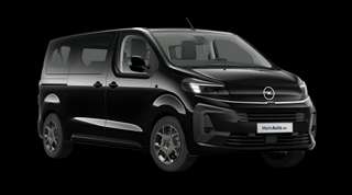 Schräge Frontansicht auf einen Opel Zafira Edition, freigestellt
