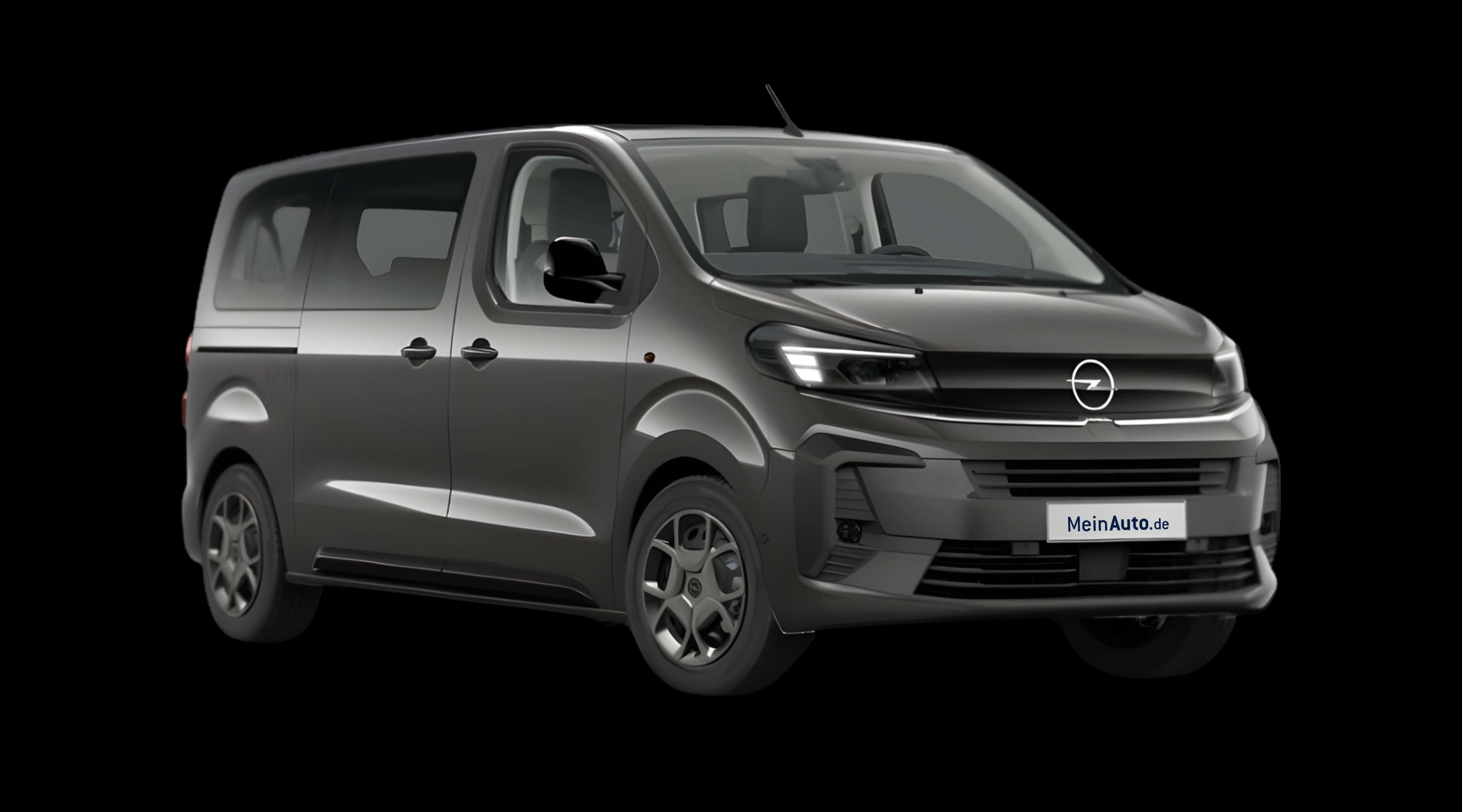 Schräge Frontansicht eines Opel Zafira, freigestellt