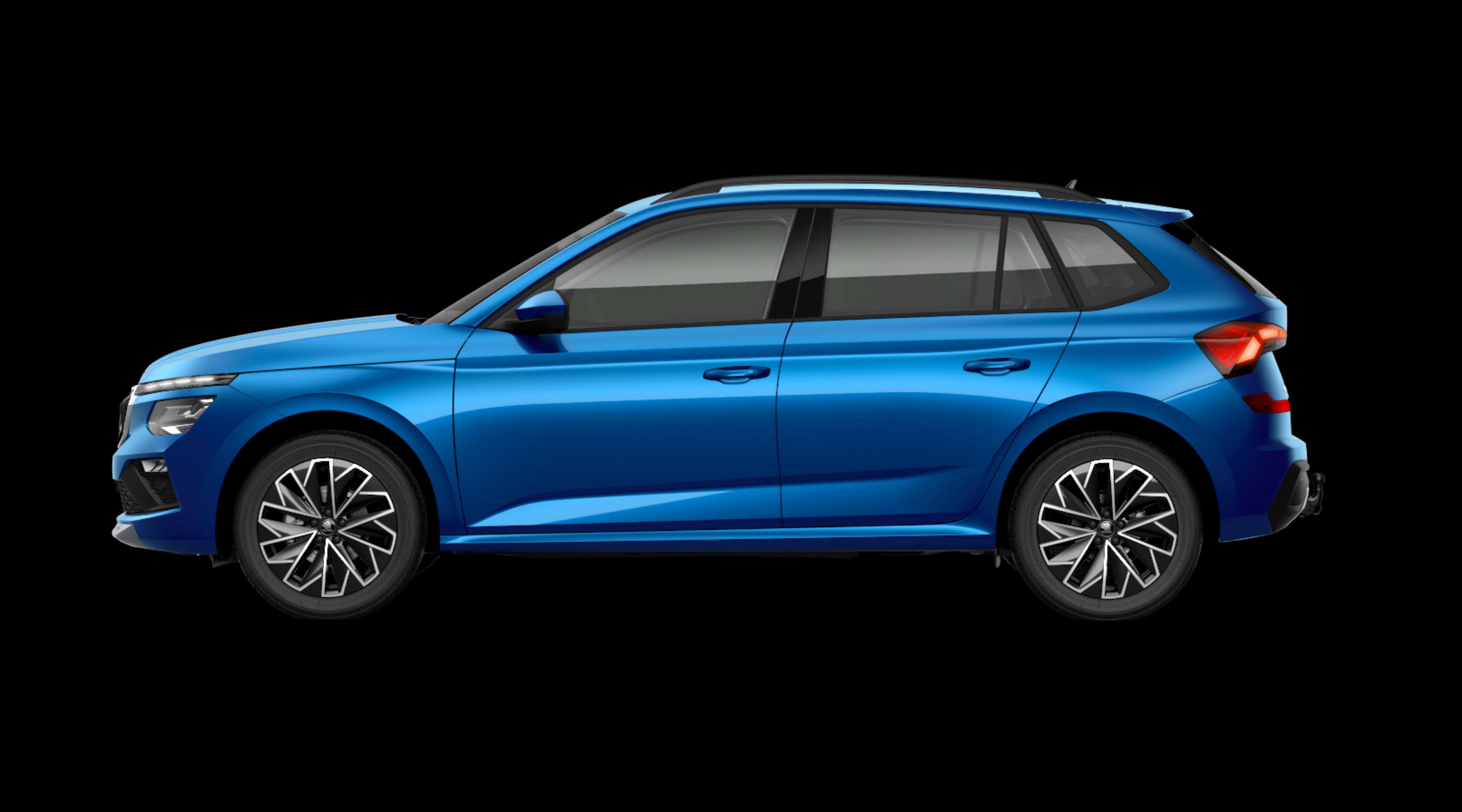 Seitenansicht eines Skoda Kamiq