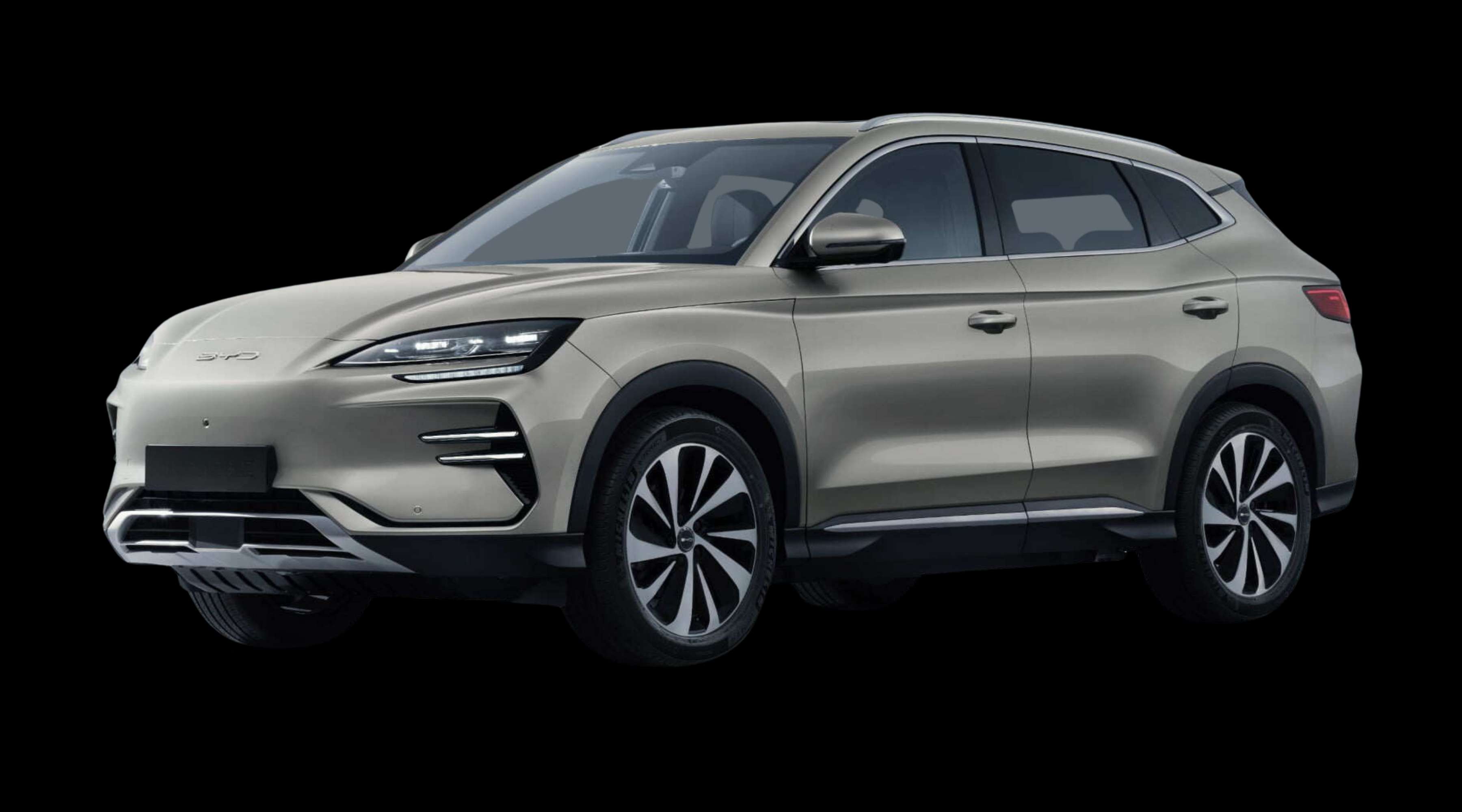 Schräge Frontansicht eines BYD Seal U, freigestellt