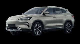 Schräge Frontansicht auf einen BYD Seal U Design, freigestellt