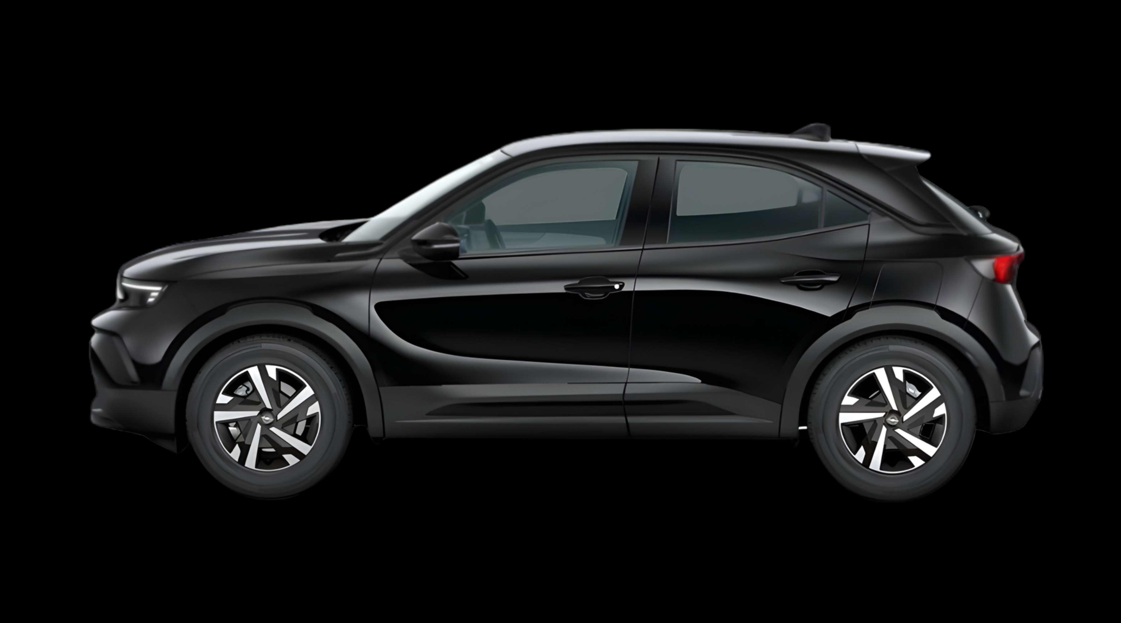 Seitenansicht eines Opel Mokka
