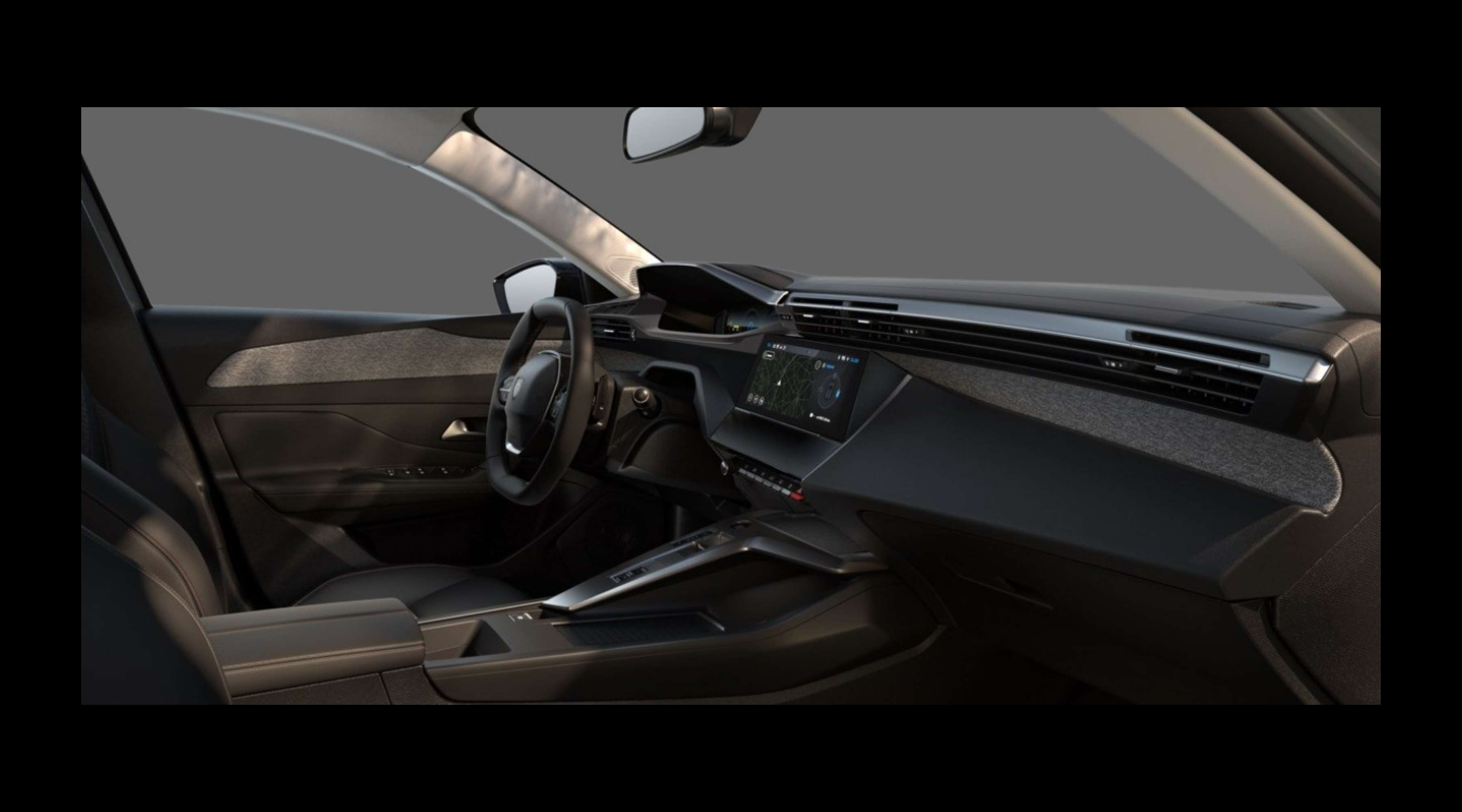 Mittelkonsole eines Peugeot 308