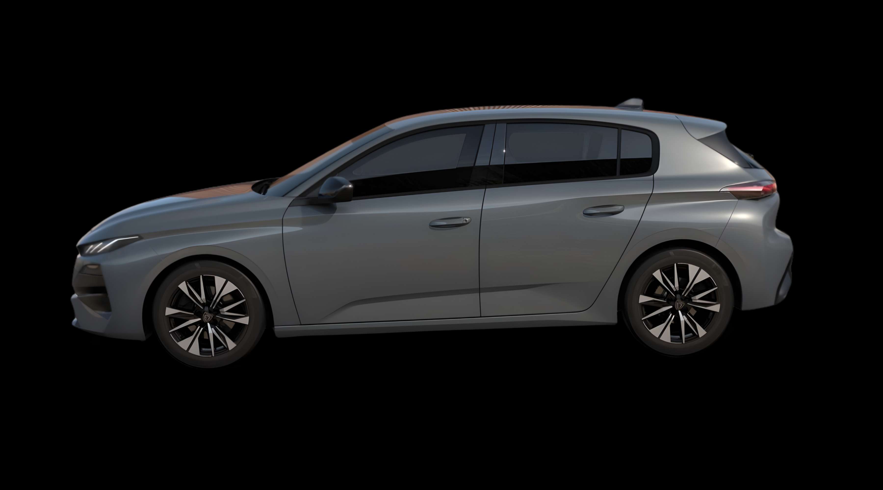 Seitenansicht eines Peugeot 308