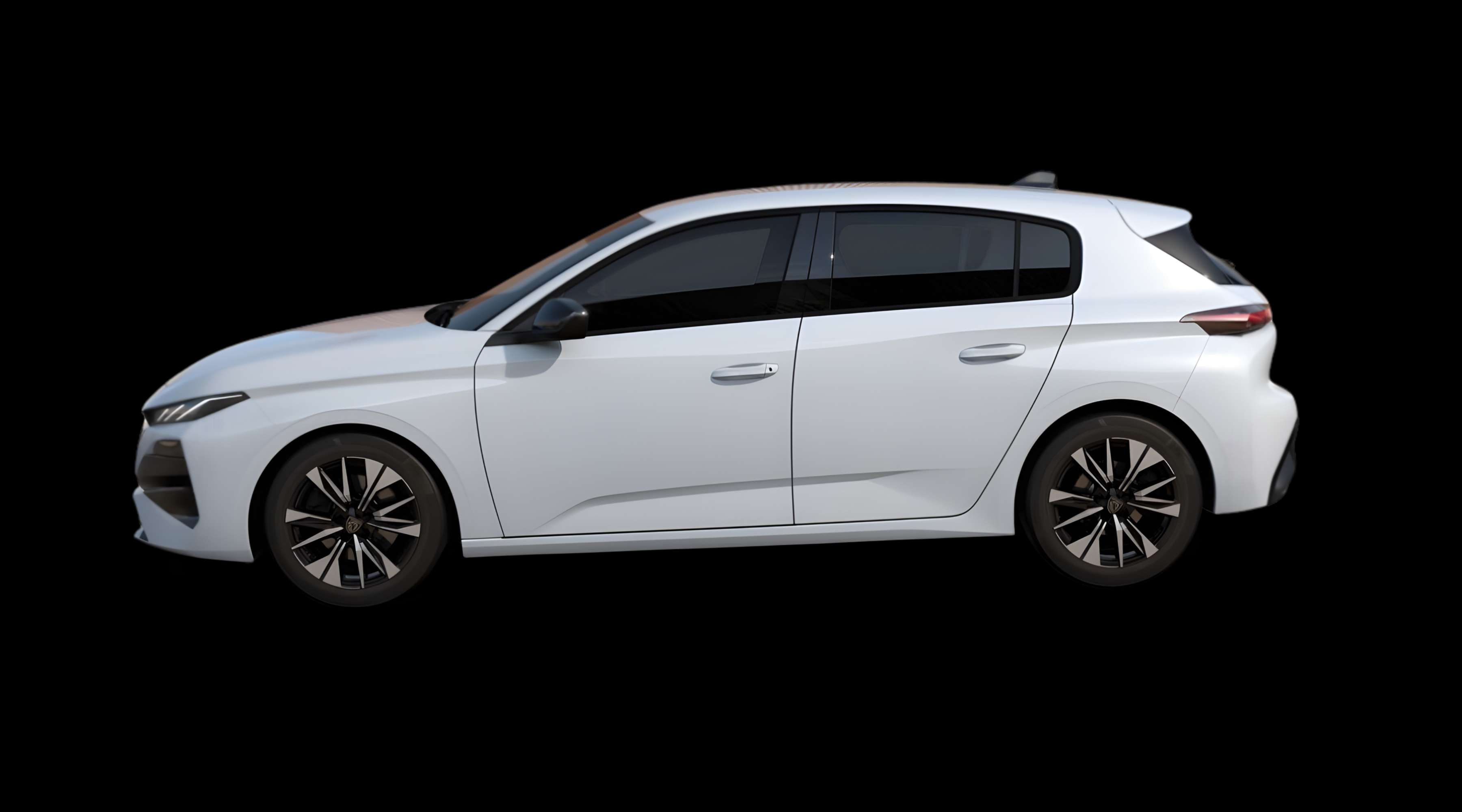 Seitenansicht eines Peugeot 308