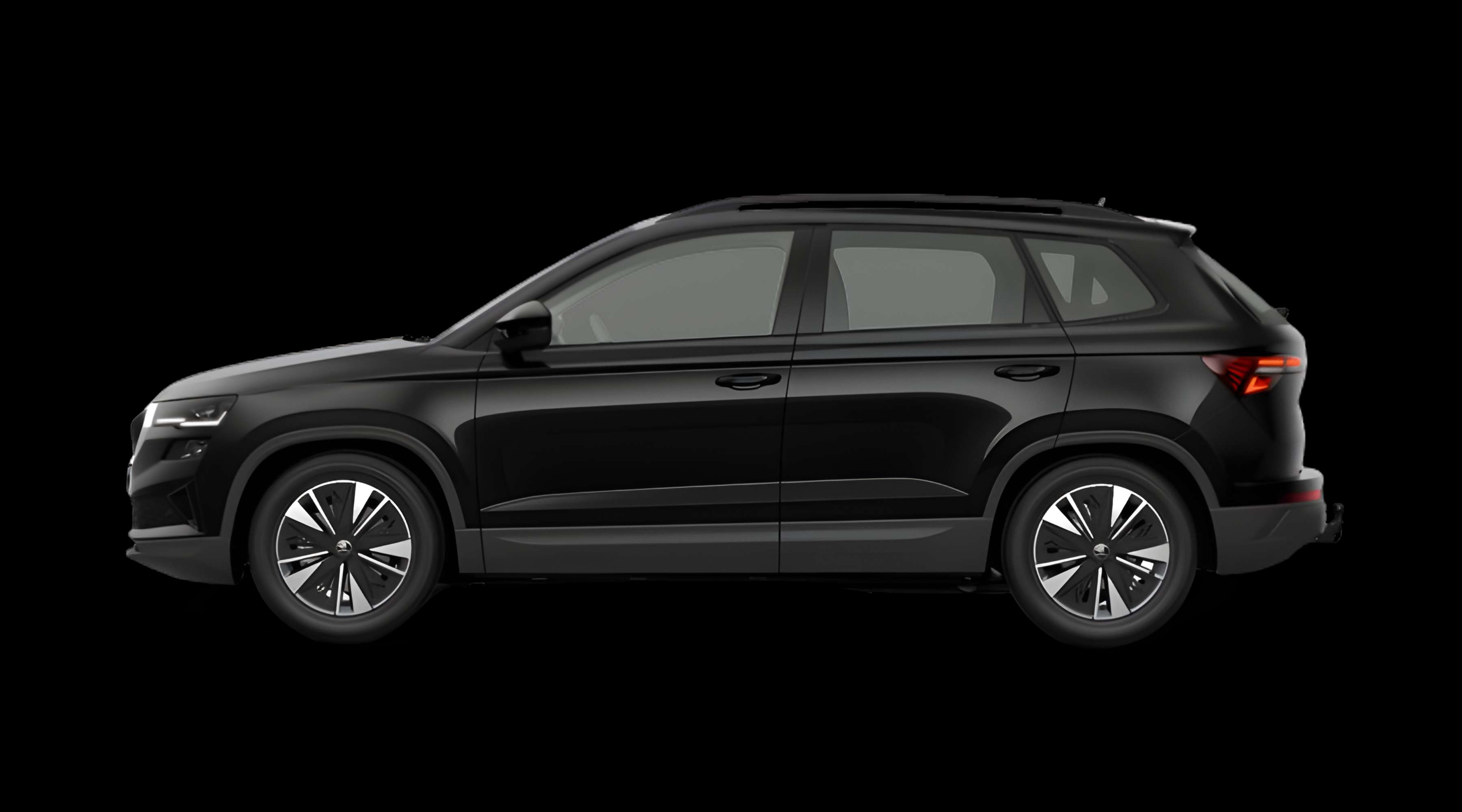 Seitenansicht eines Skoda Karoq