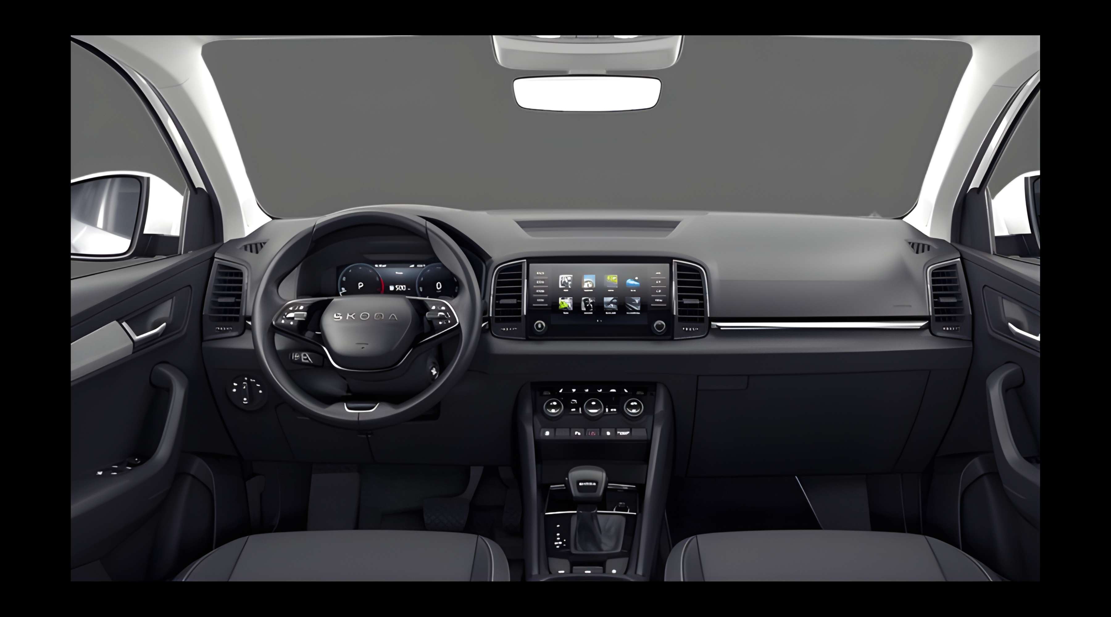 Armaturenbrett eines Skoda Karoq