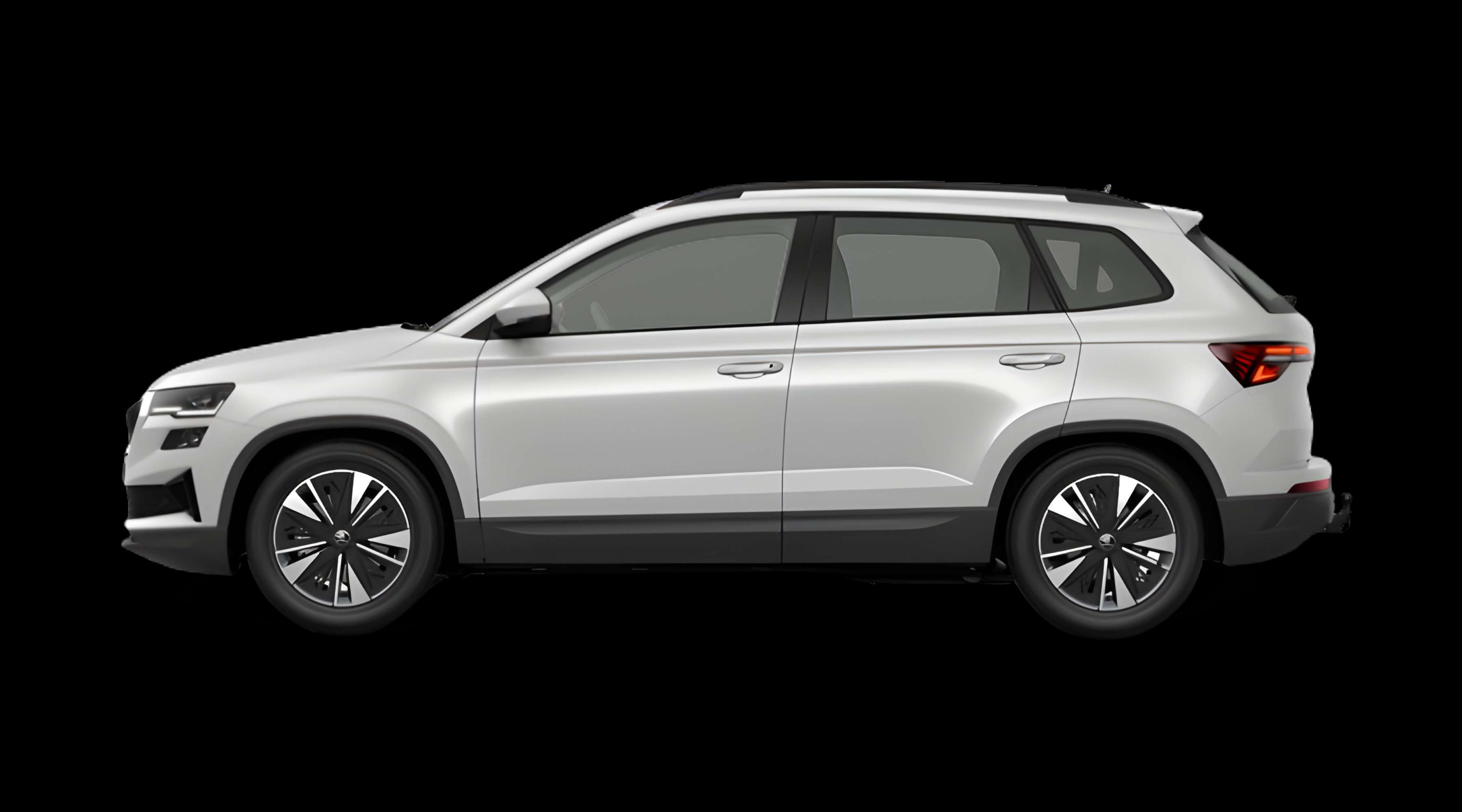 Seitenansicht eines Skoda Karoq