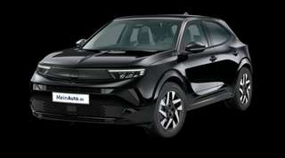 Schräge Frontansicht auf einen Opel Mokka GS, freigestellt