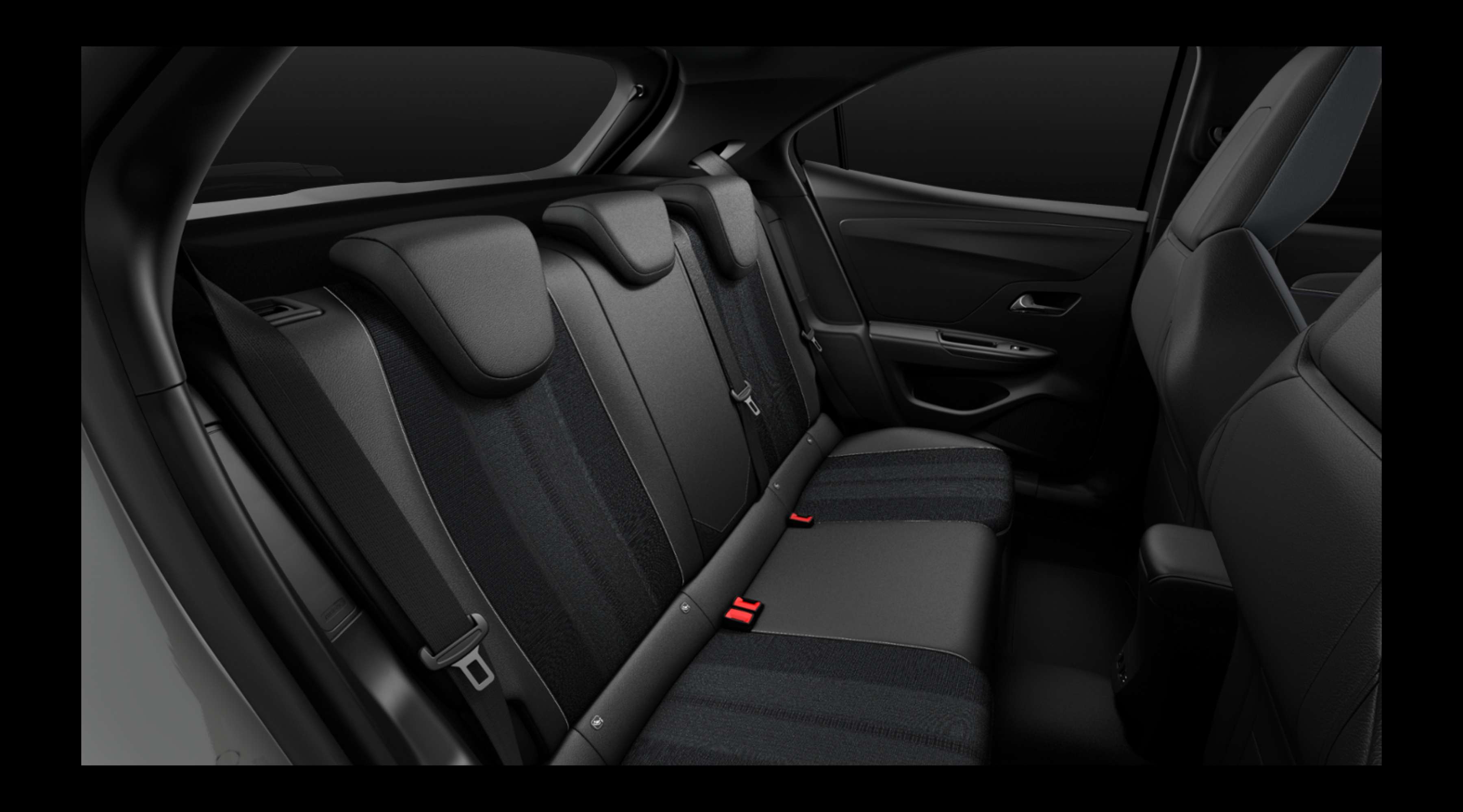 Rücksitzbank eines Opel Mokka