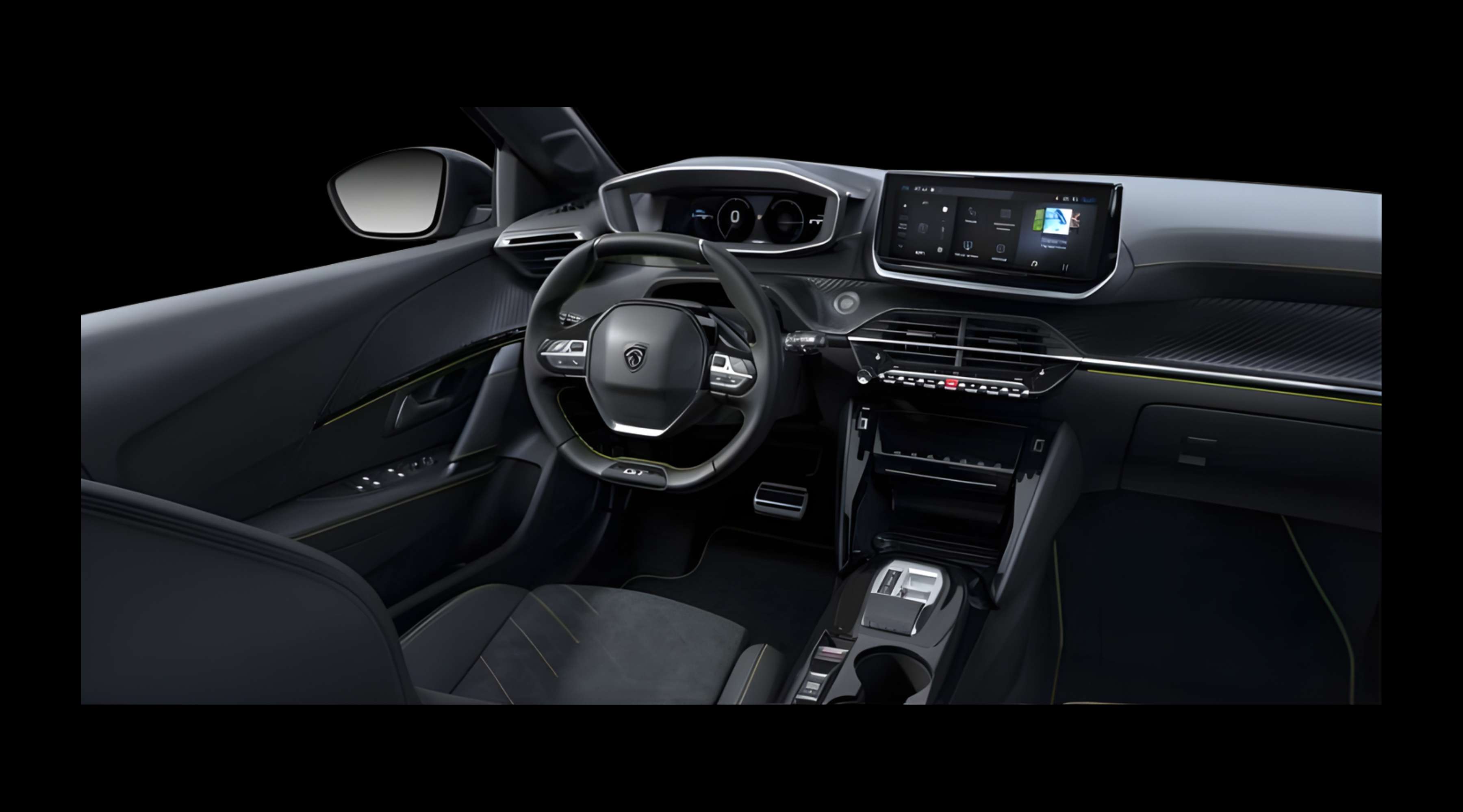 Armaturenbrett eines Peugeot 208