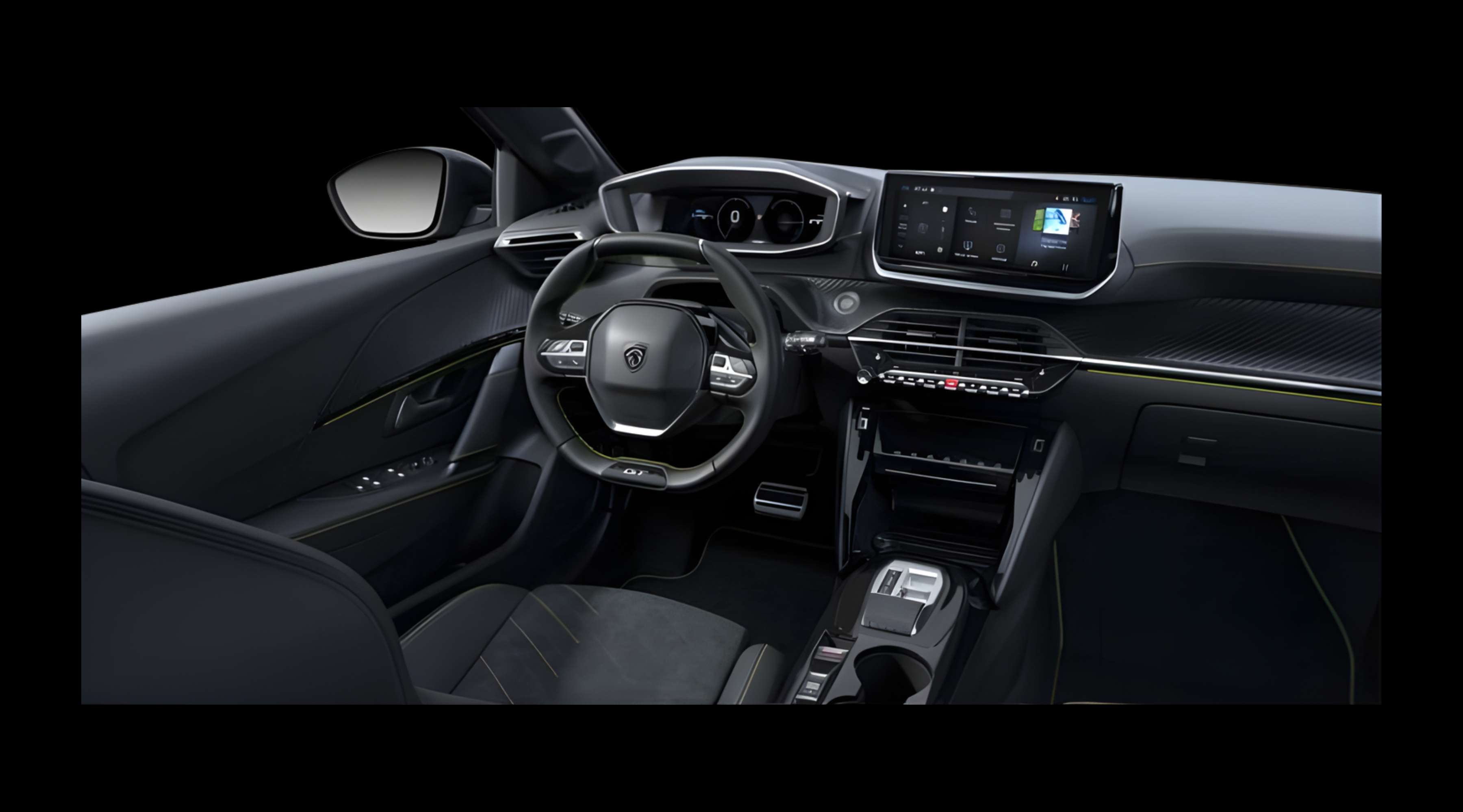 Armaturenbrett eines Peugeot 208