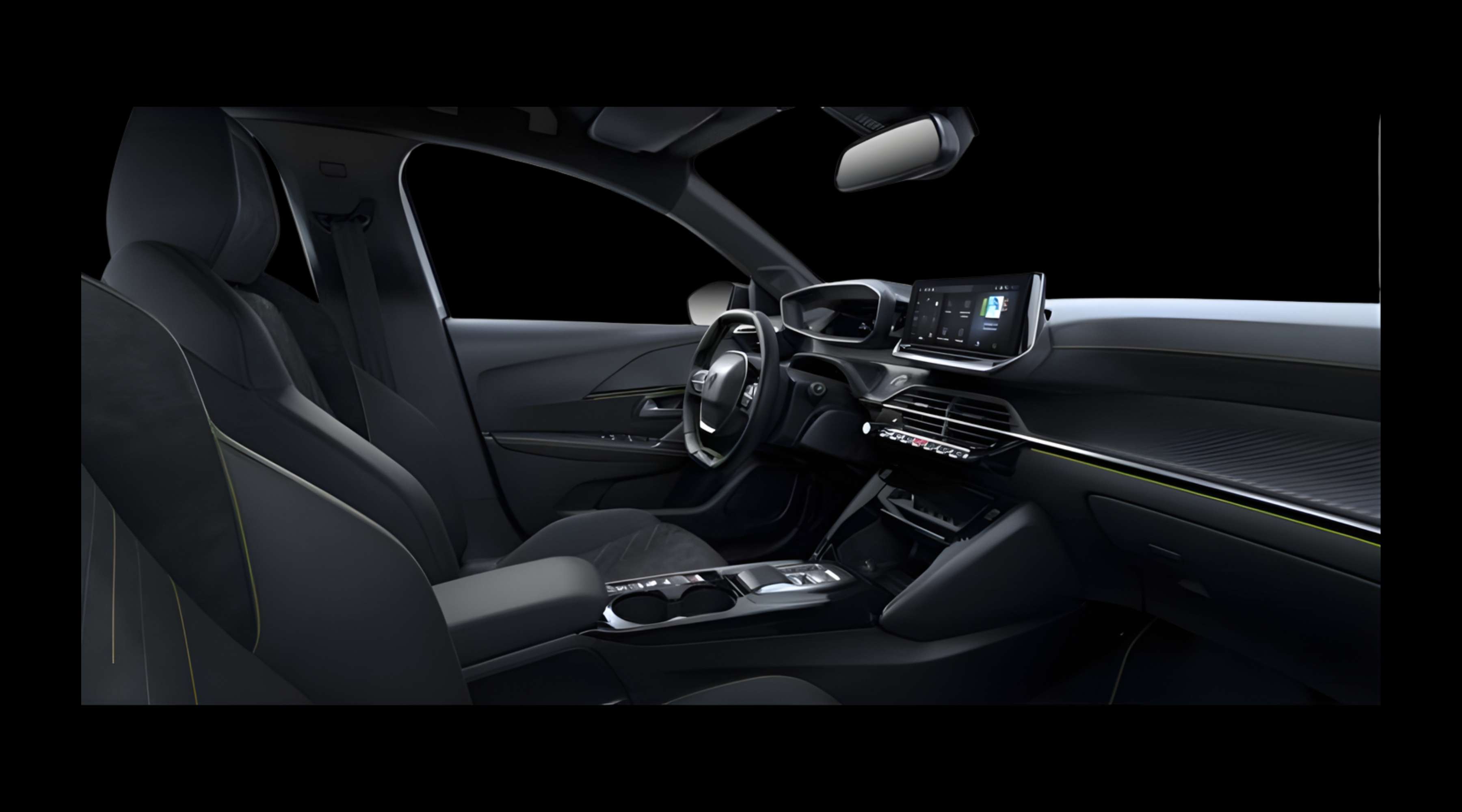Vordersitze eines Peugeot 208