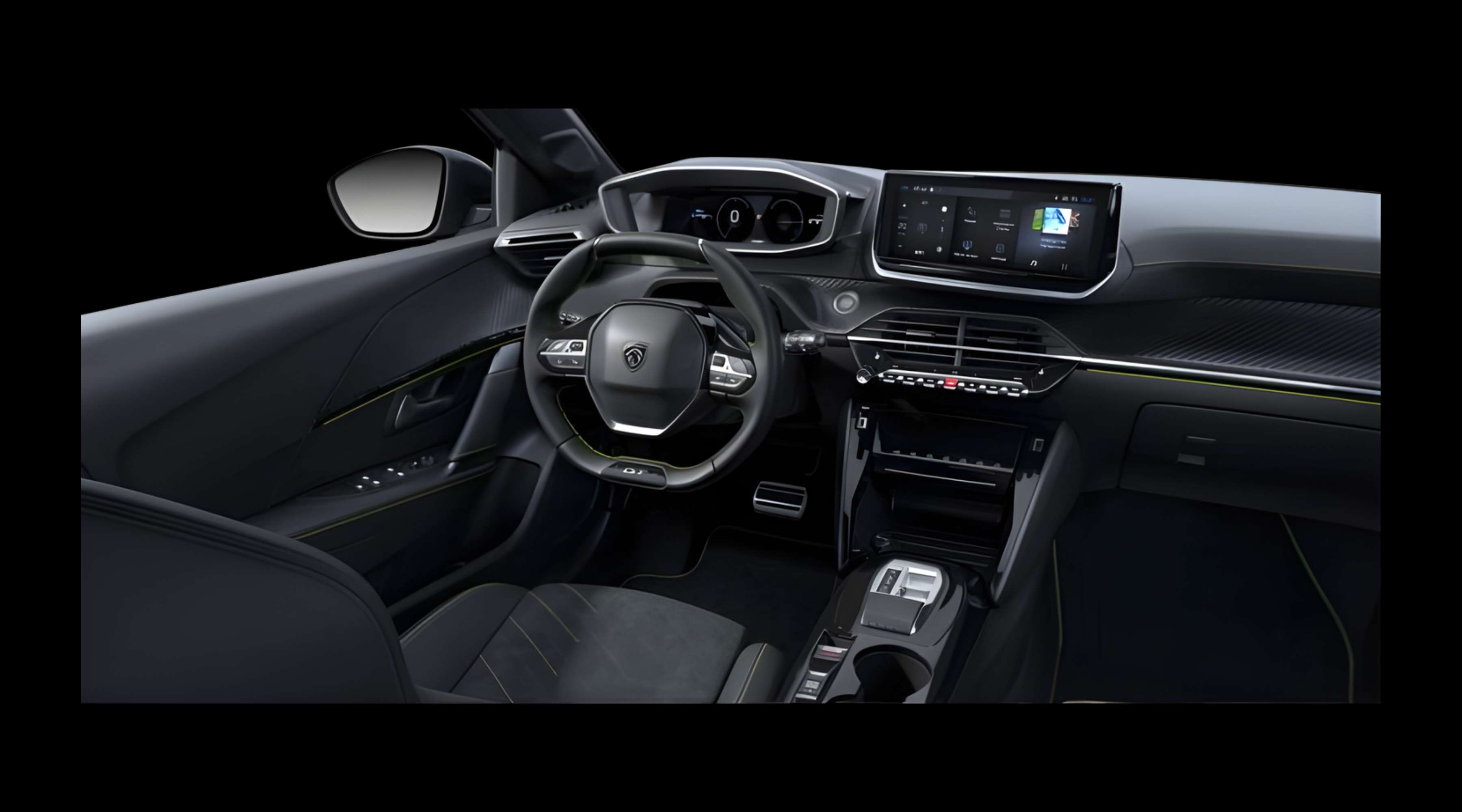 Armaturenbrett eines Peugeot 208