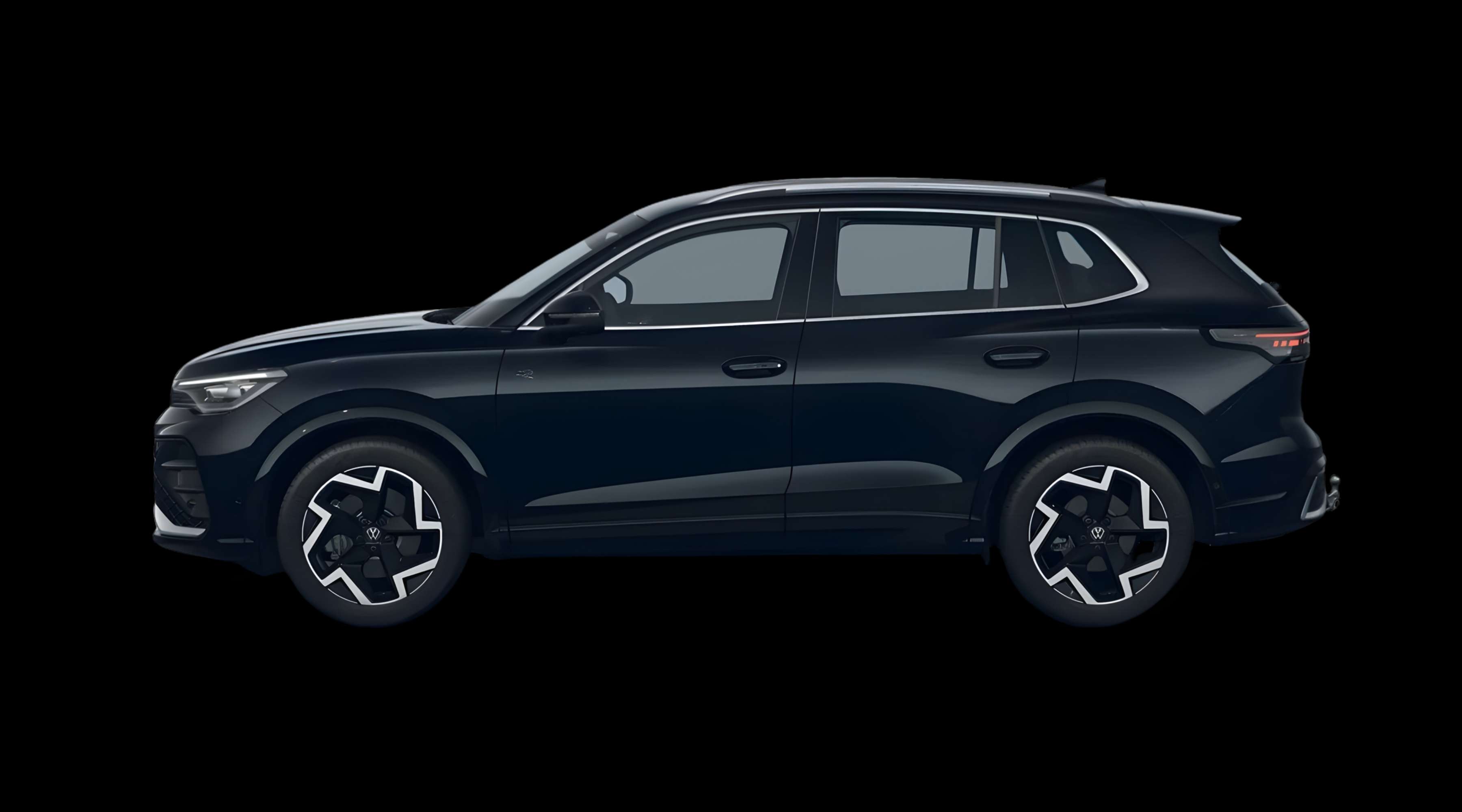 Seitenansicht eines Volkswagen Tiguan
