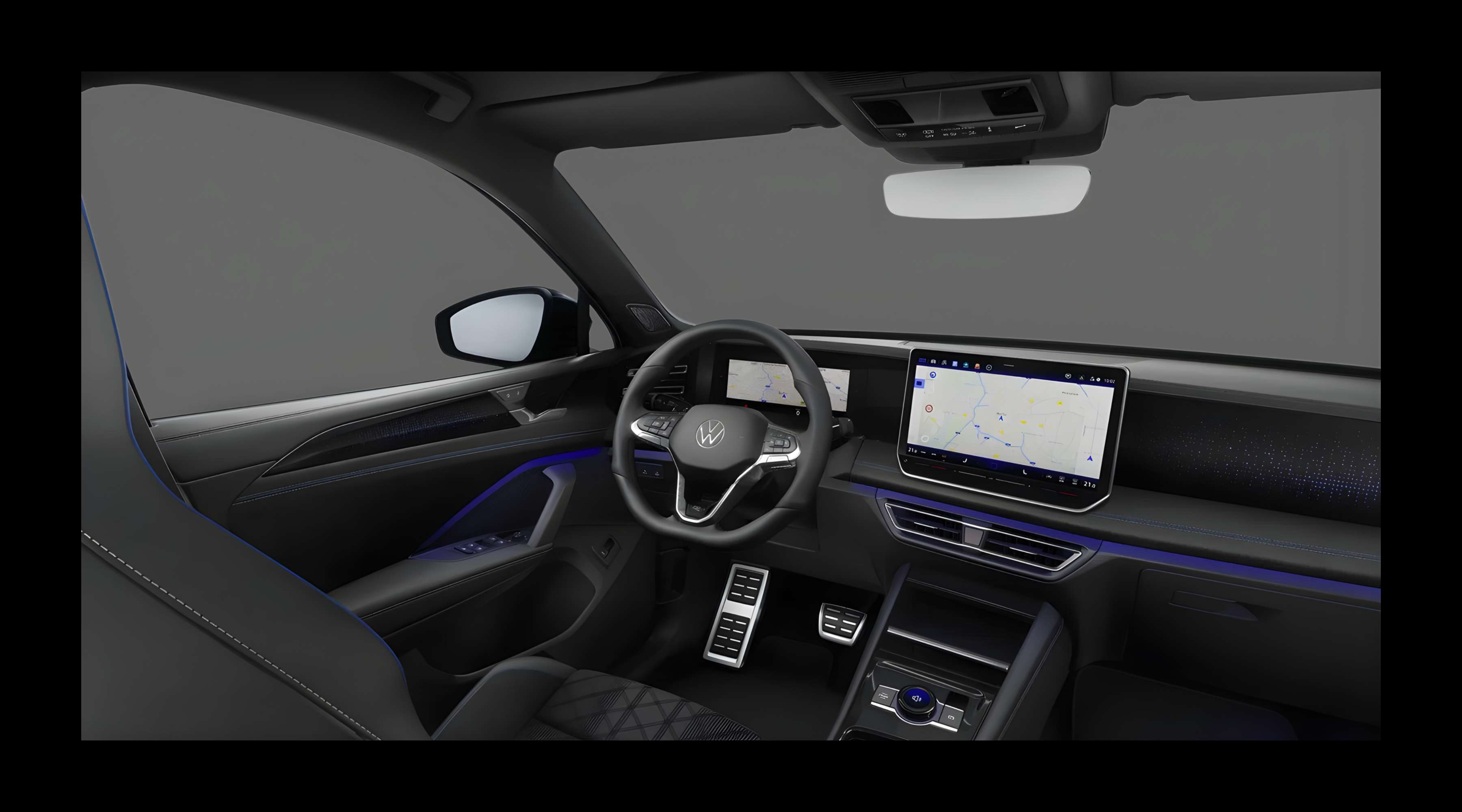 Armaturenbrett eines Volkswagen Tiguan