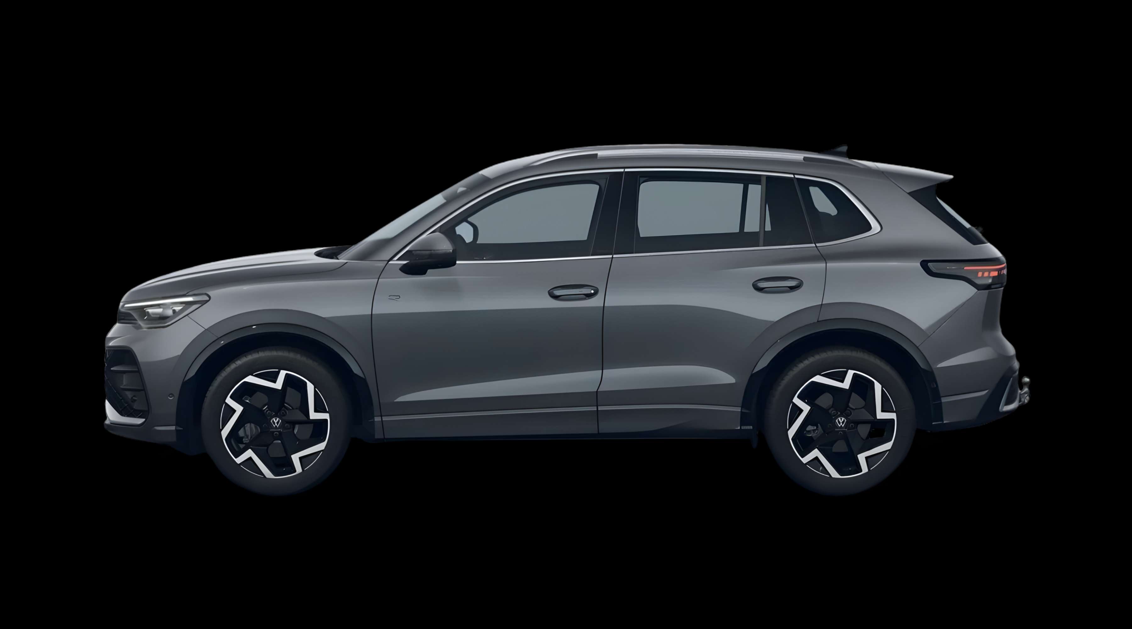 Seitenansicht eines Volkswagen Tiguan