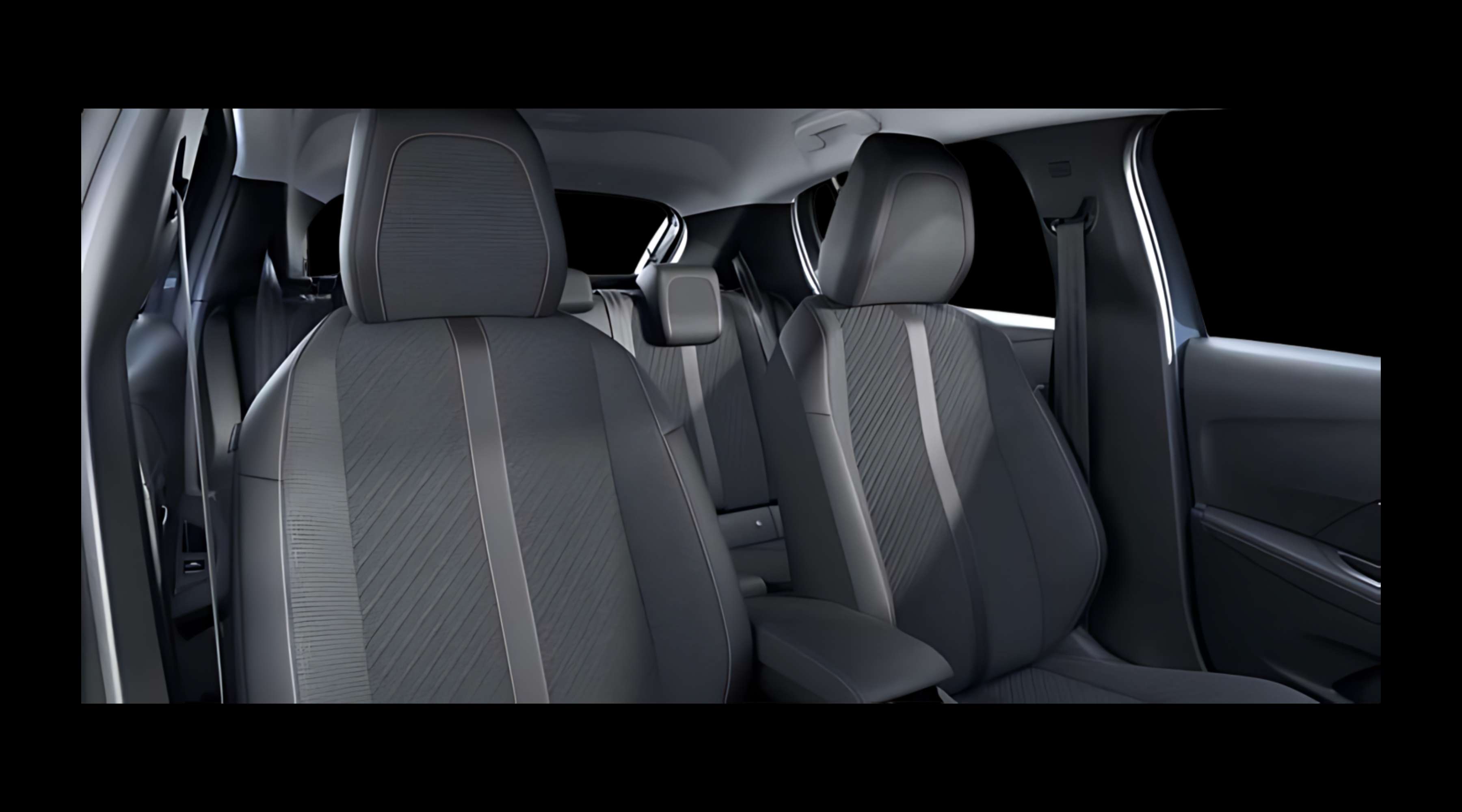 Rücksitzbank eines Peugeot 208