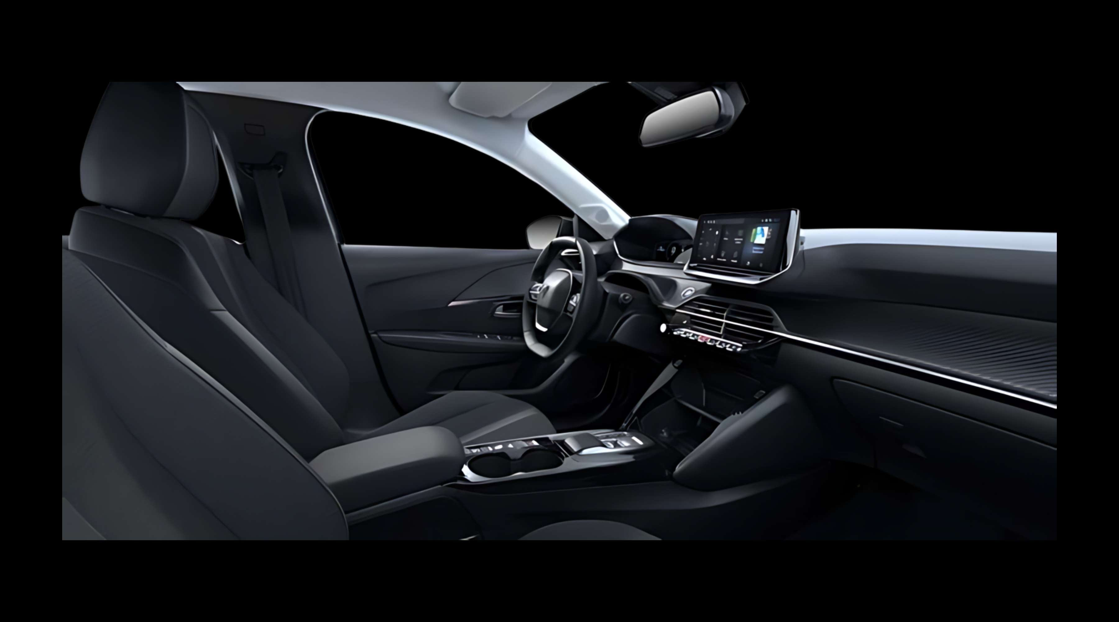 Vordersitze eines Peugeot 208