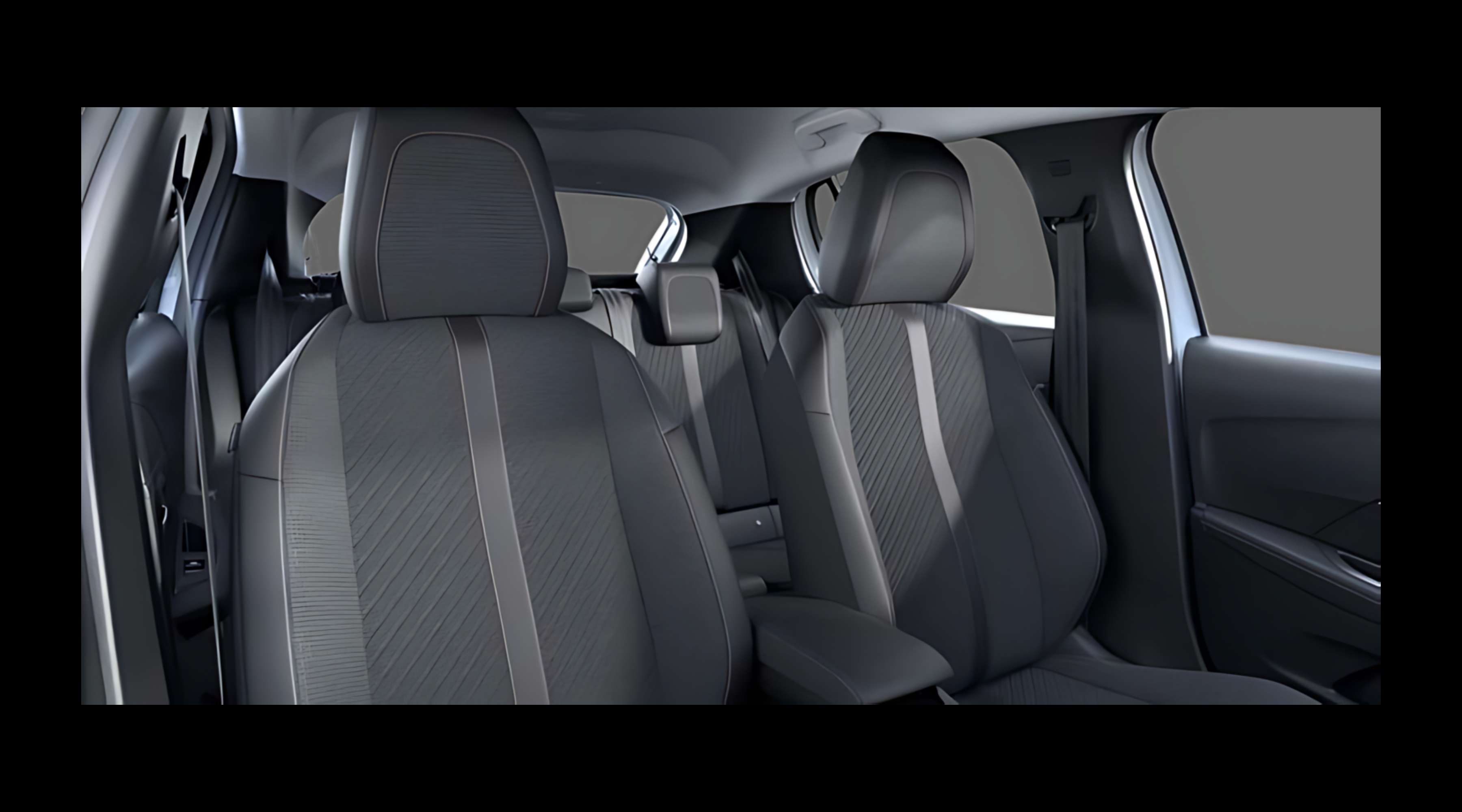 Rücksitzbank eines Peugeot 208