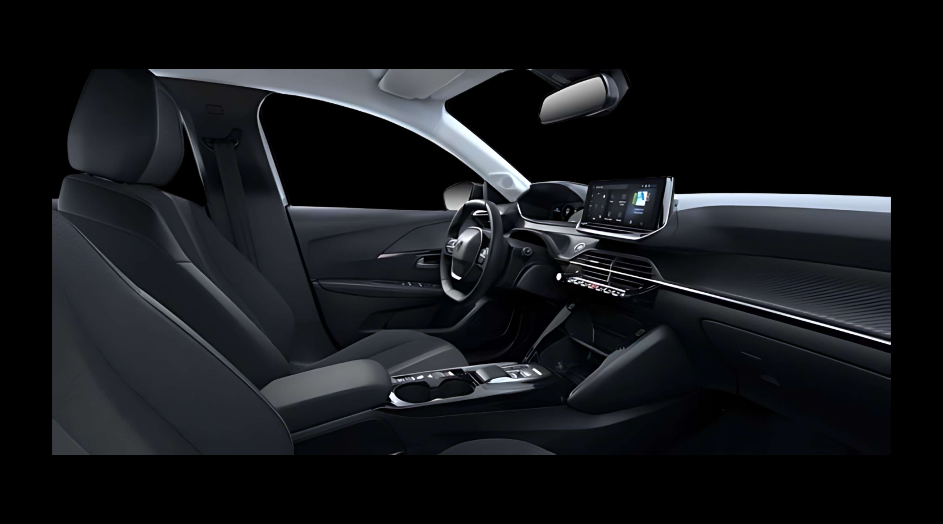 Vordersitze eines Peugeot 208