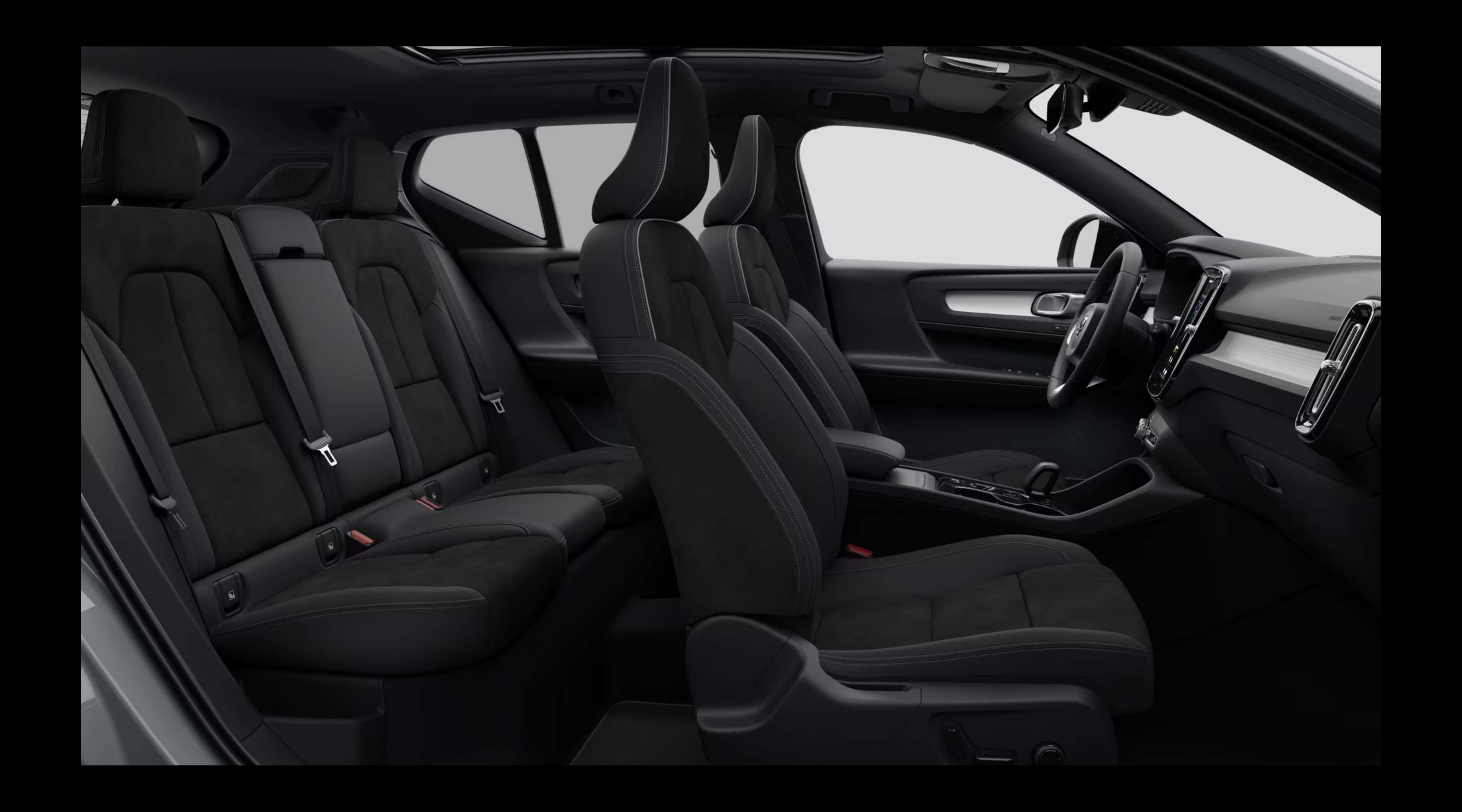 Rücksitzbank eines Volvo XC40