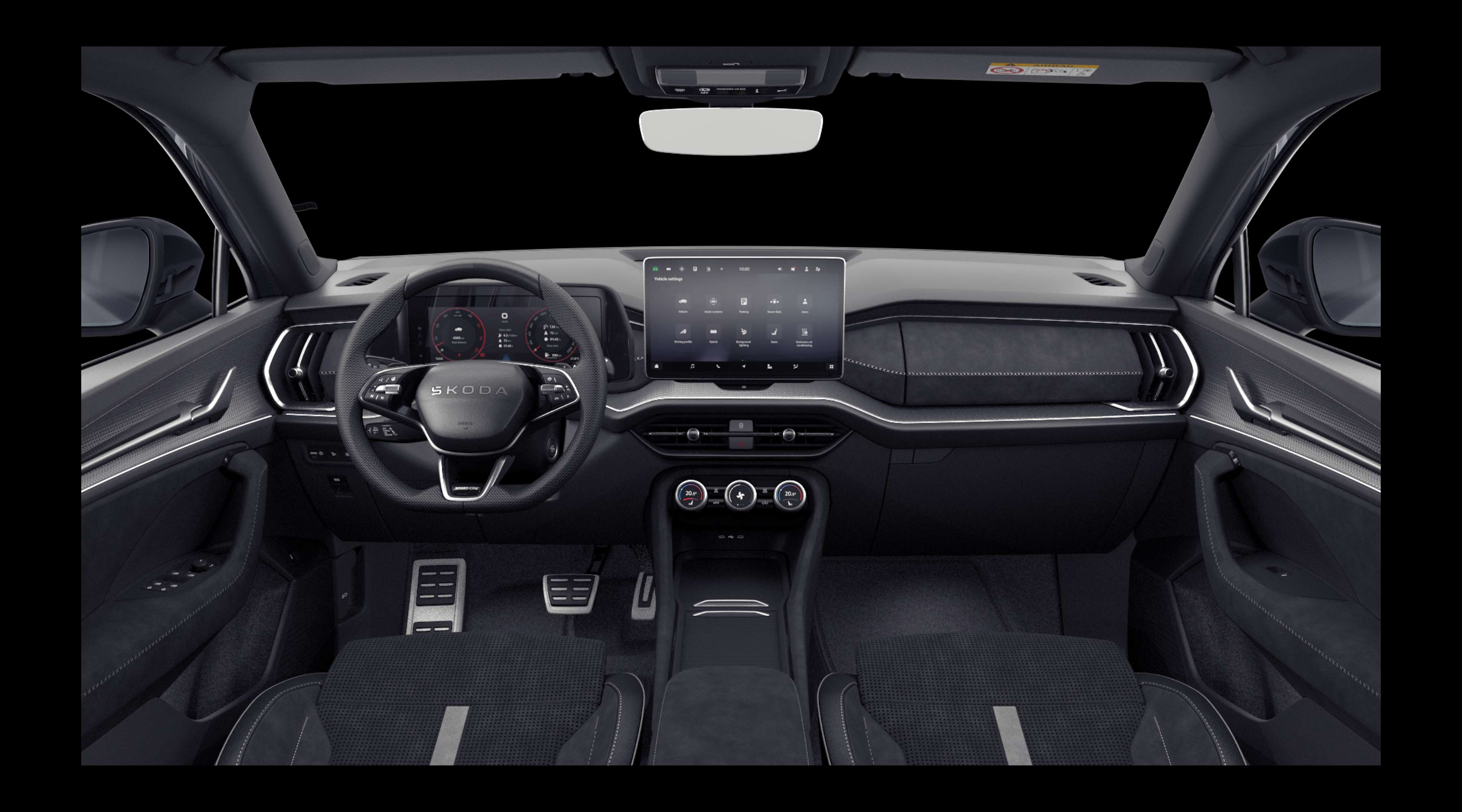 Armaturenbrett eines Skoda Kodiaq