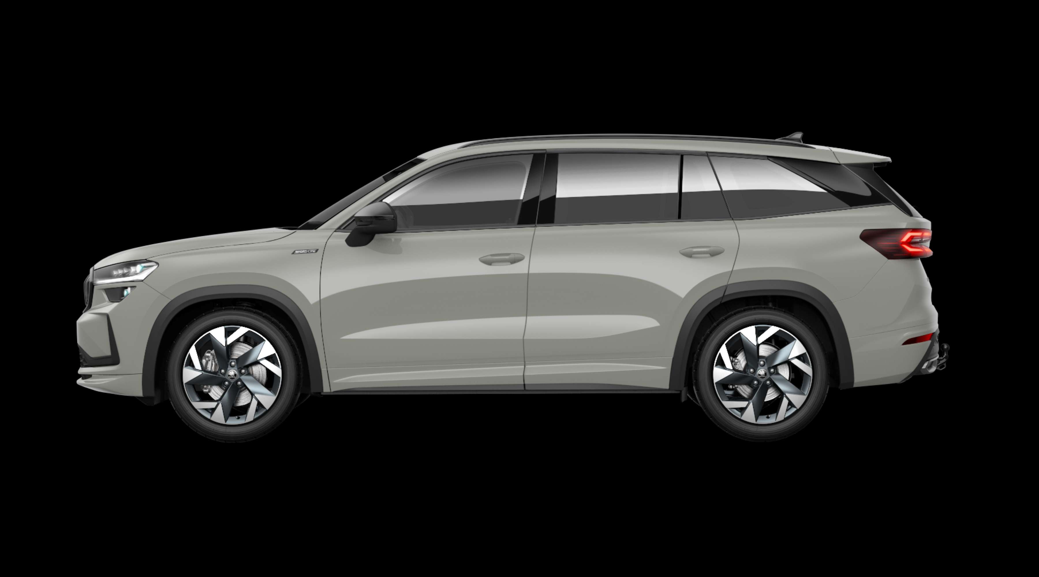 Seitenansicht eines Skoda Kodiaq