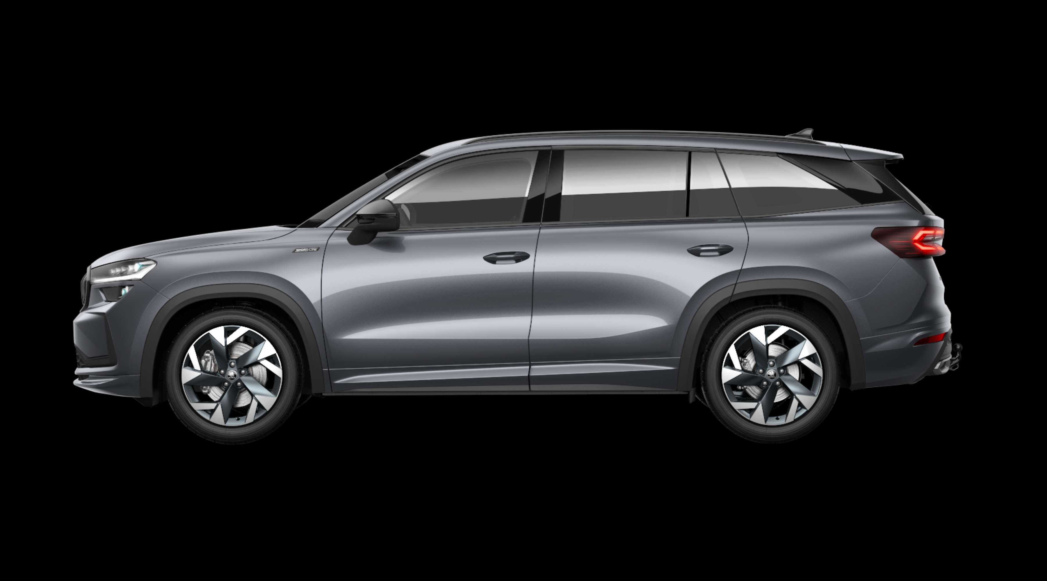 Seitenansicht eines Skoda Kodiaq