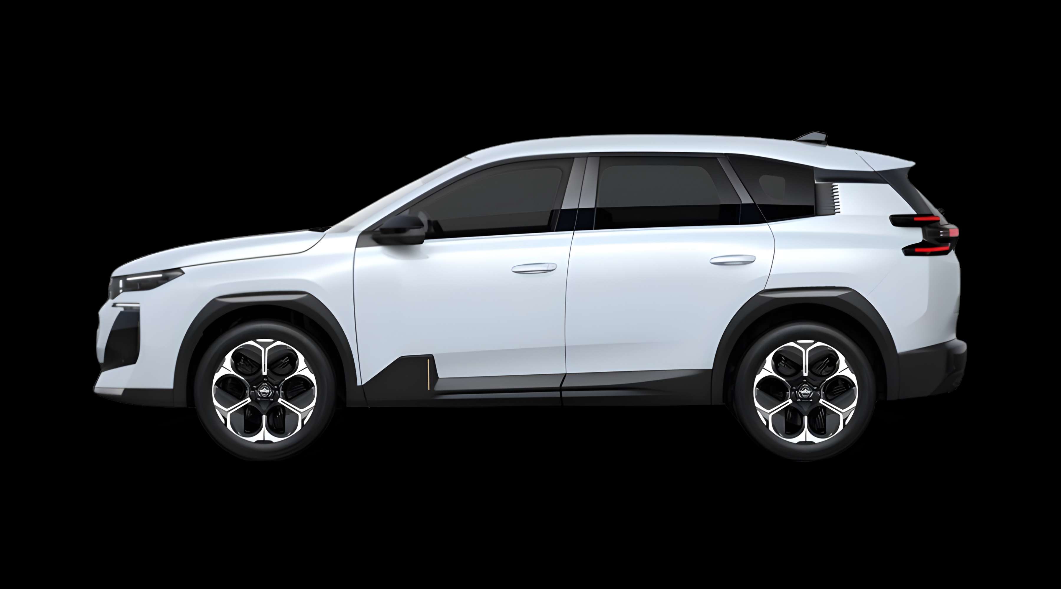 Seitenansicht eines Citroën C5 Aircross