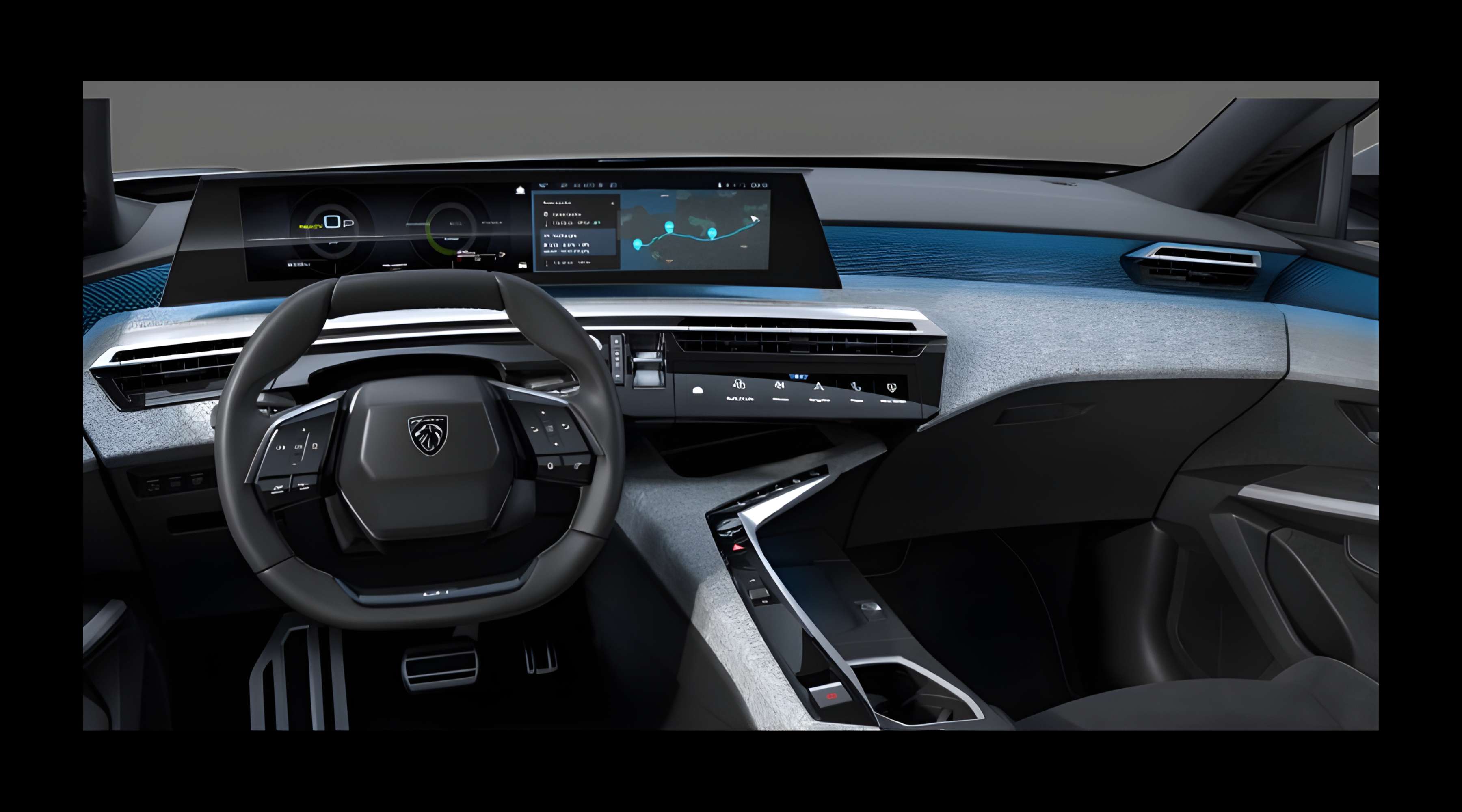 Armaturenbrett eines Peugeot 3008