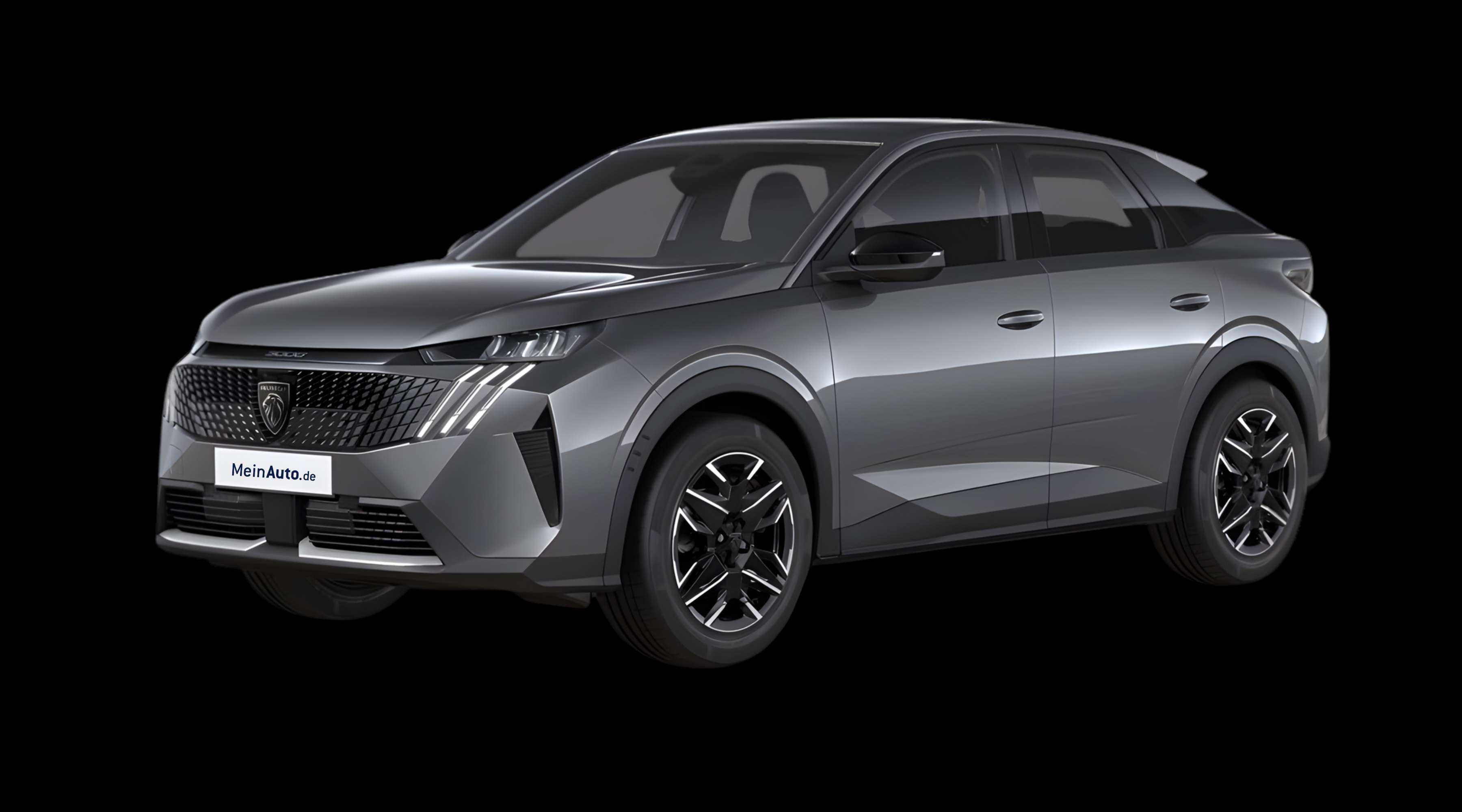 Schräge Frontansicht eines Peugeot 3008, freigestellt