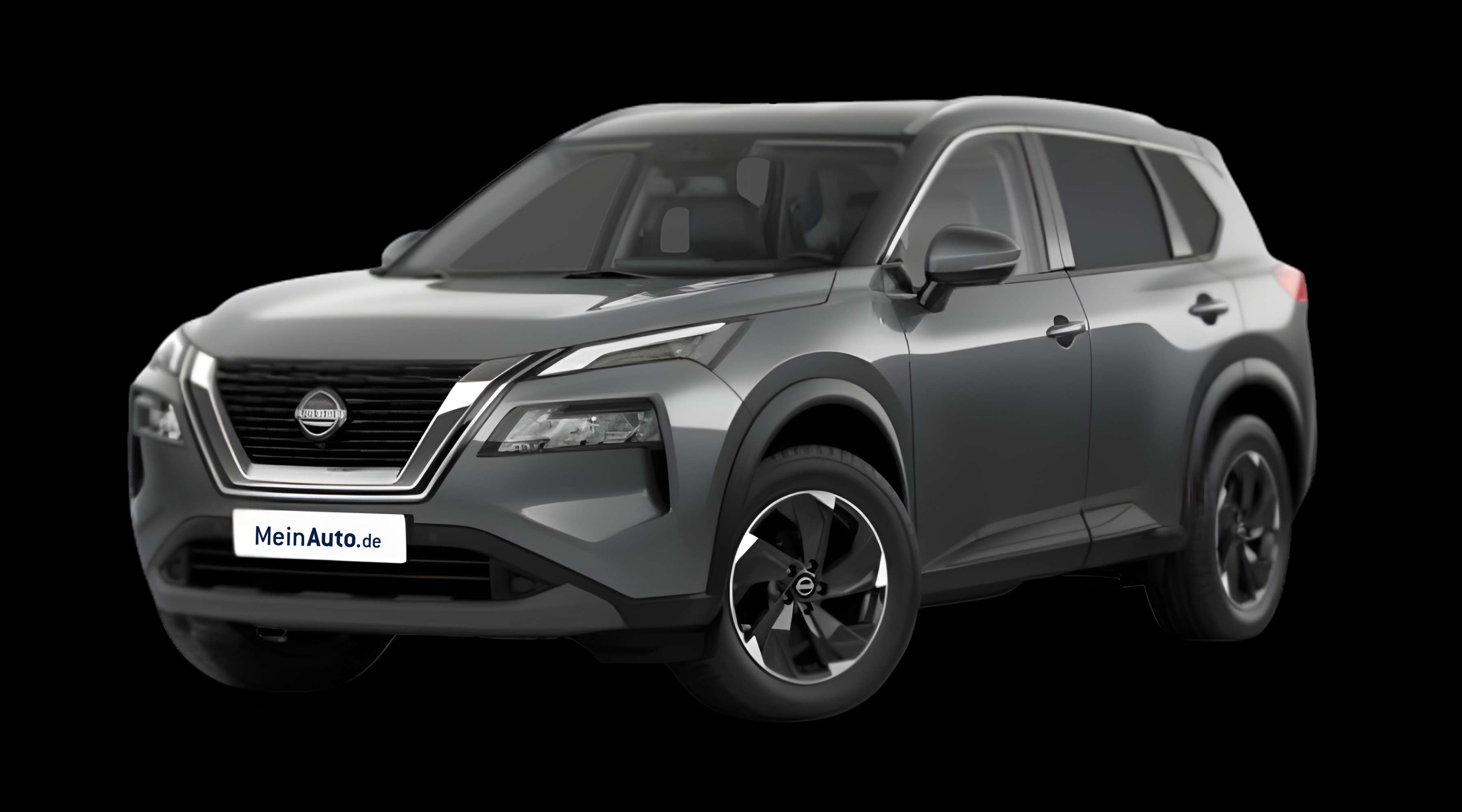 Schräge Frontansicht eines Nissan X-TRAIL, freigestellt