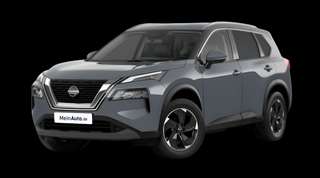 Schräge Frontansicht auf einen Nissan X-TRAIL N-CONNECTA, freigestellt