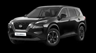 Schräge Frontansicht auf einen Nissan X-TRAIL ACENTA, freigestellt