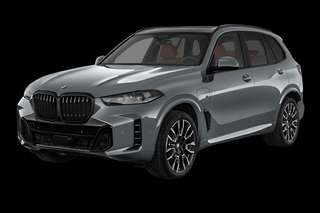 Schräge Frontansicht auf einen BMW X5 , freigestellt