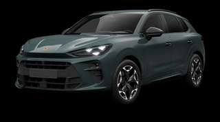 Schräge Frontansicht auf einen CUPRA Terramar VZ, freigestellt