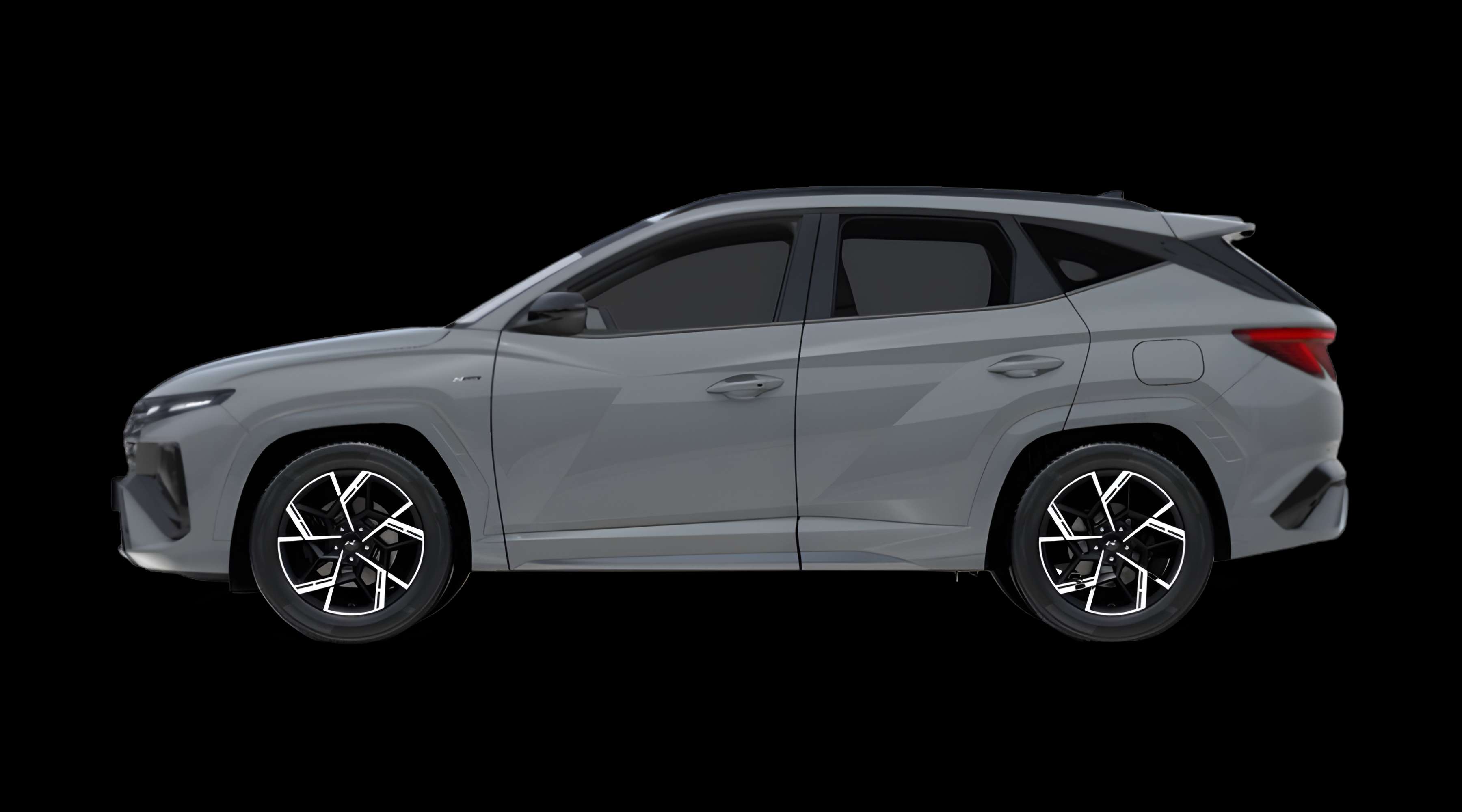 Seitenansicht eines Hyundai Tucson