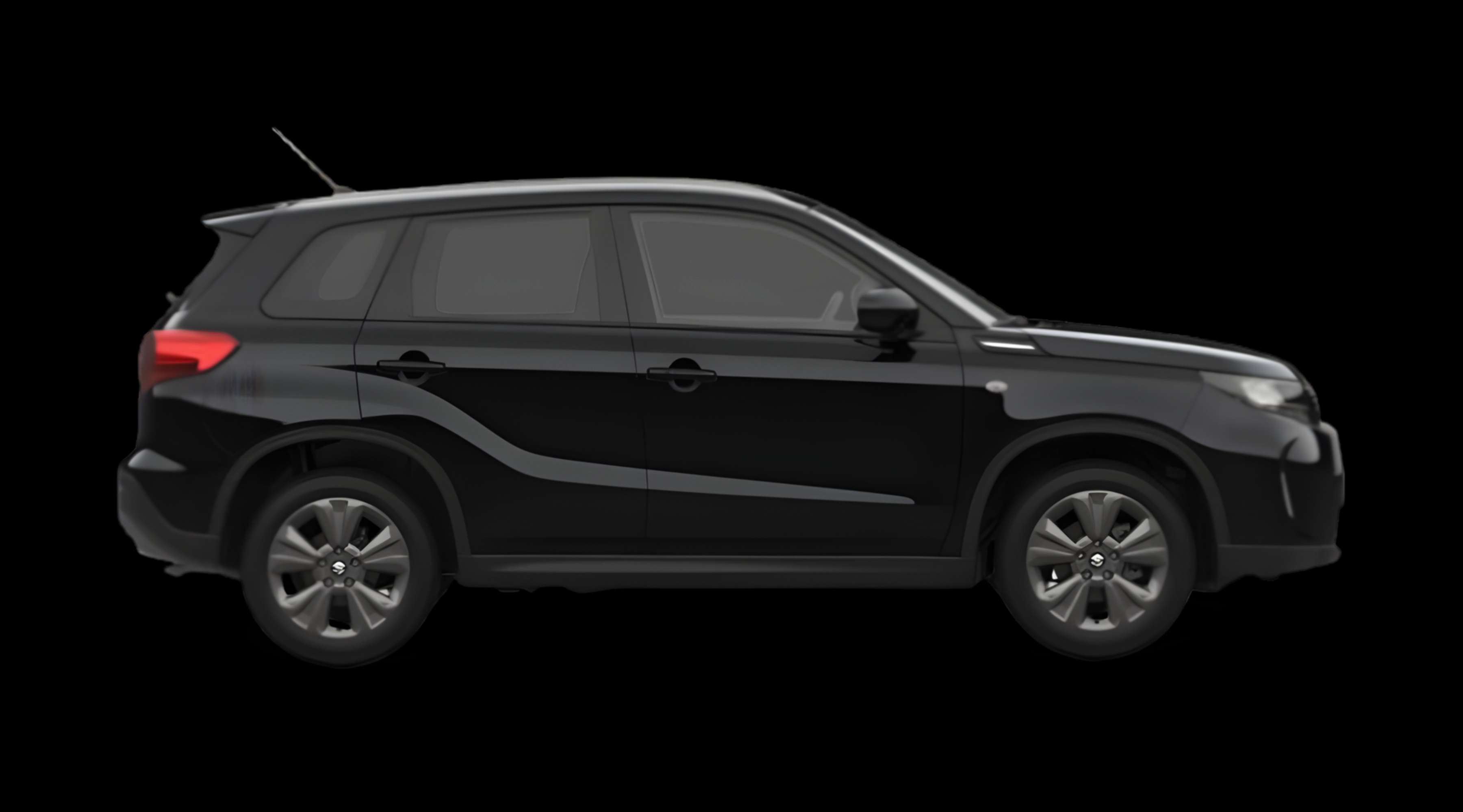 Seitenansicht eines Suzuki Vitara