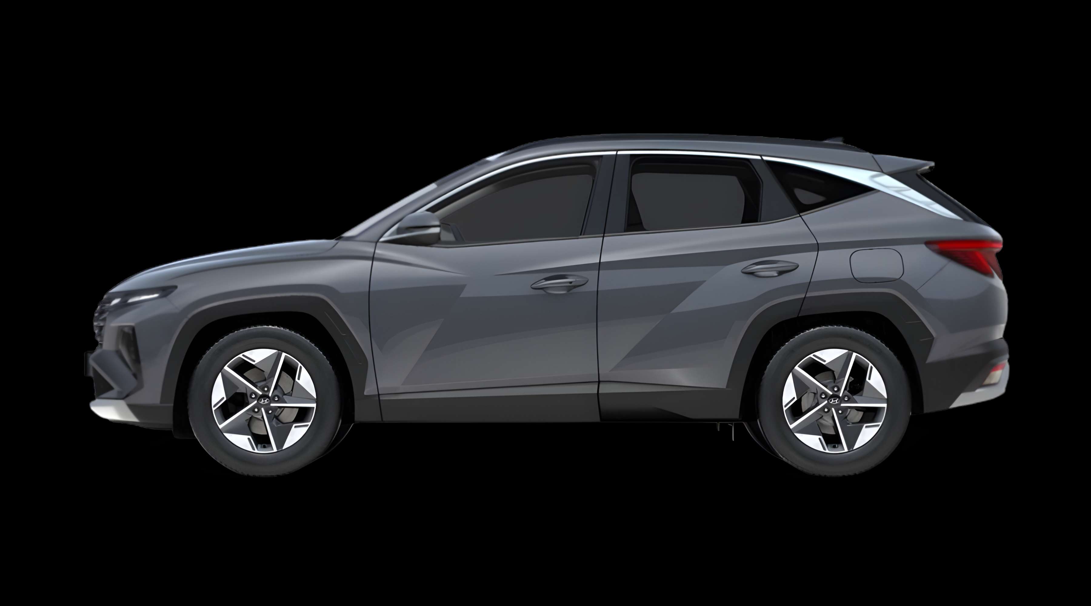Seitenansicht eines Hyundai Tucson